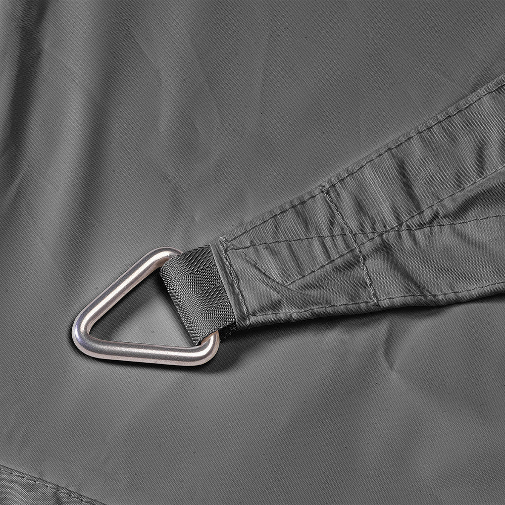 5m Triangle Shade Sail Grey - Image 3