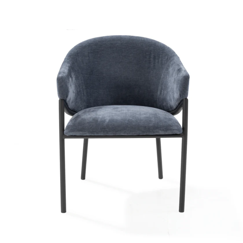 Aidan Armchair - Set of 2 - Navy - Image 3