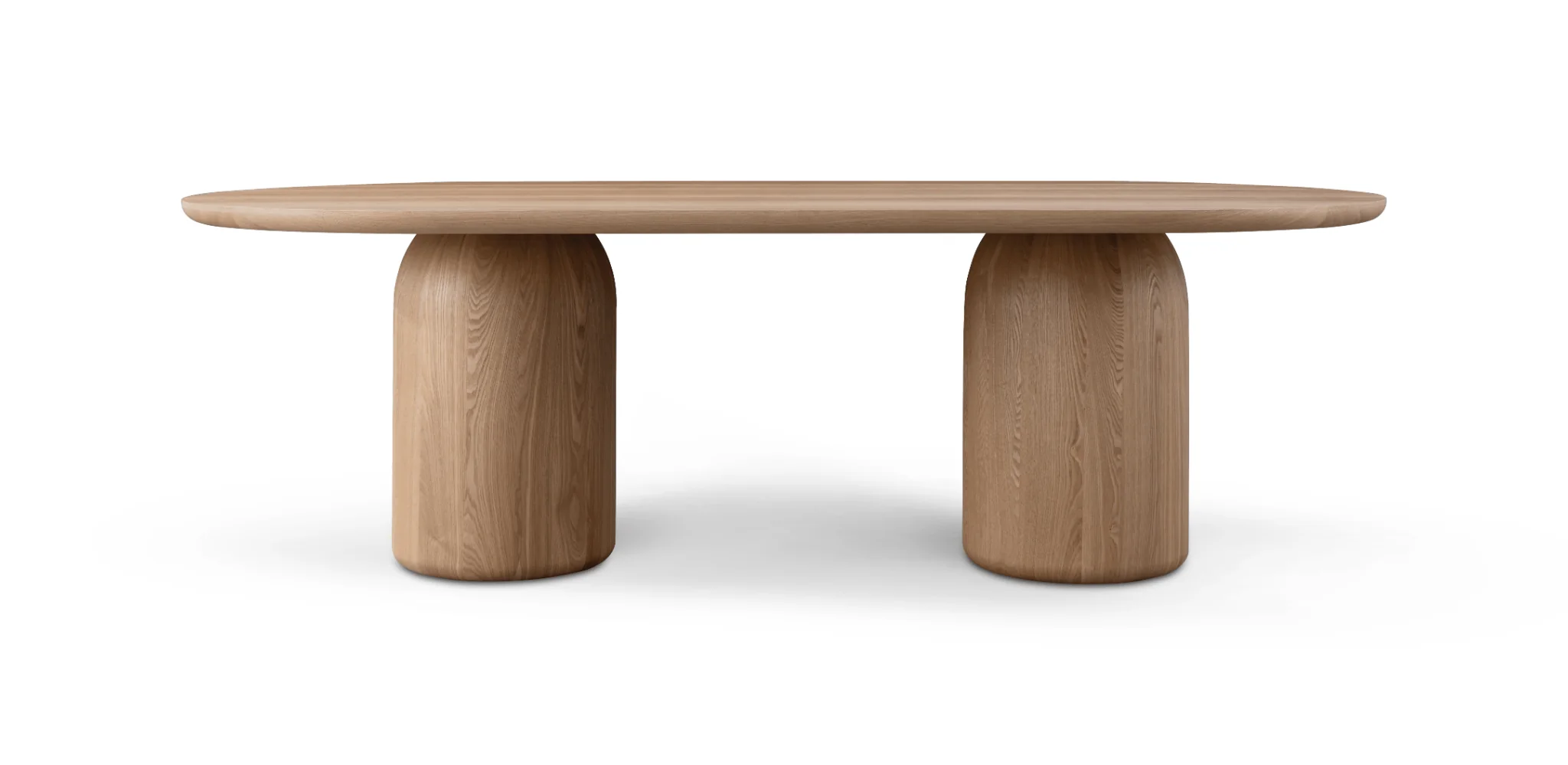 Basilca Dining Table 240 - Ash Oak - Image 4