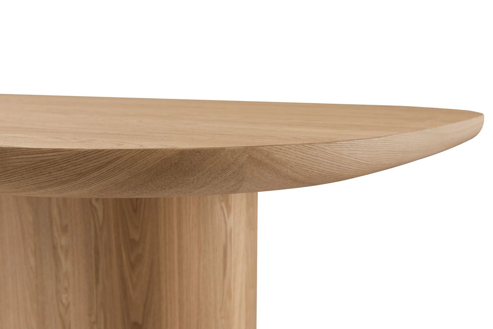 Berwick Dining Table - Single Pedestal - Ash Oak - Image 8
