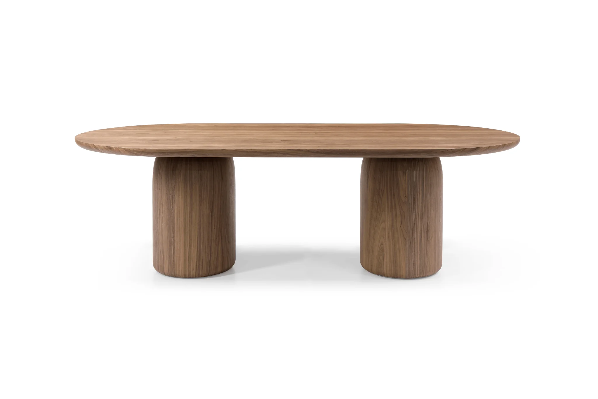Basilca Dining Table 240 - Walnut - Image 2