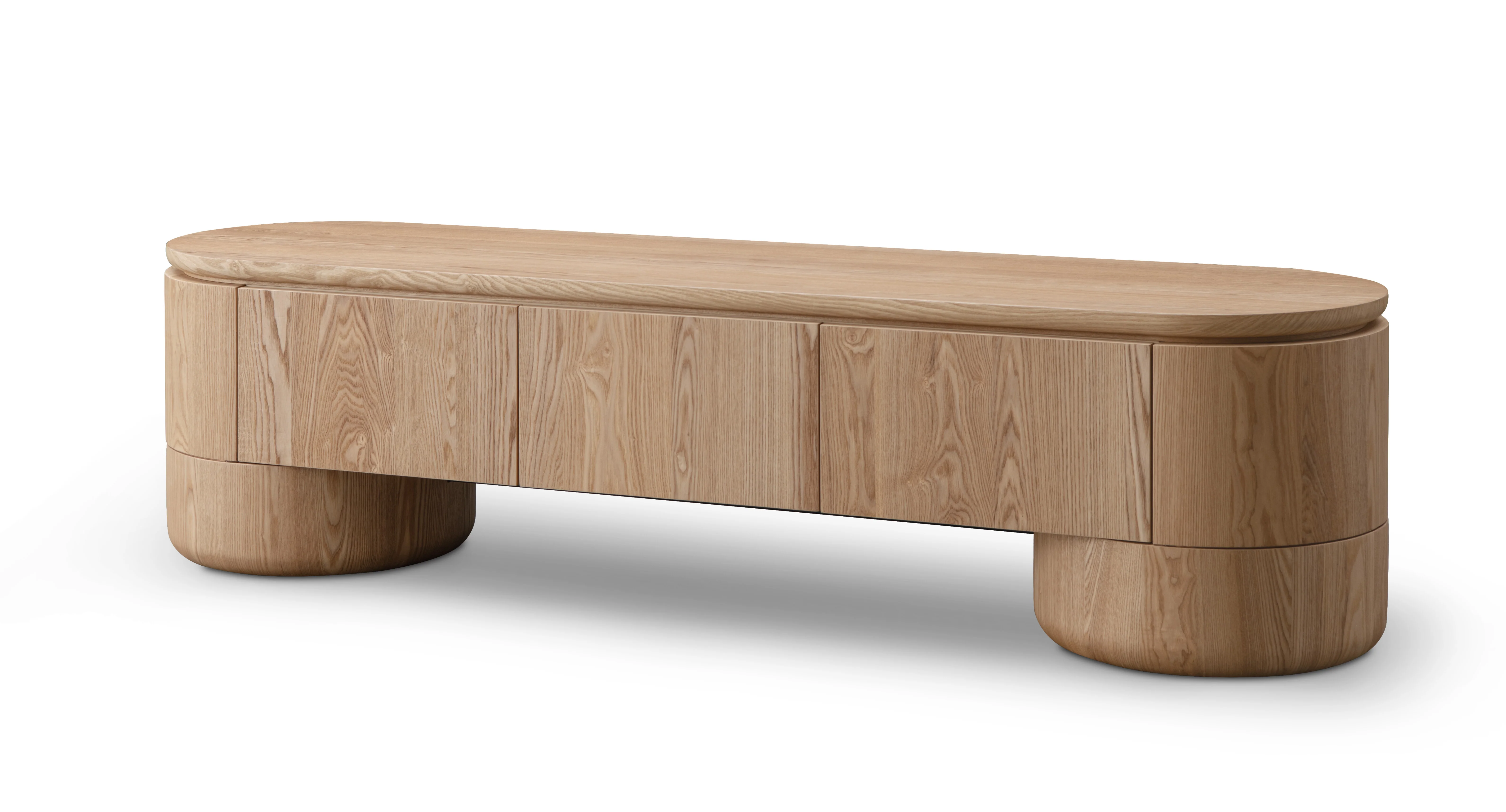 Berwick TV Unit - Ash Oak - Image 2