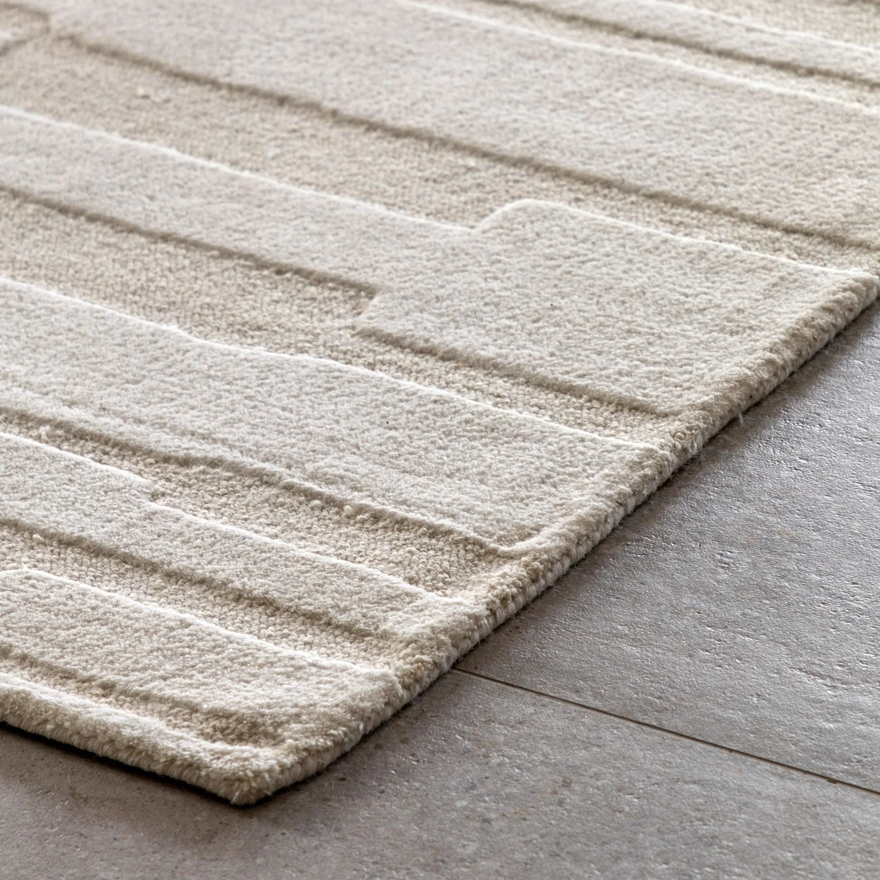 Albany Tufted Tonal Rug Taupe - Image 2