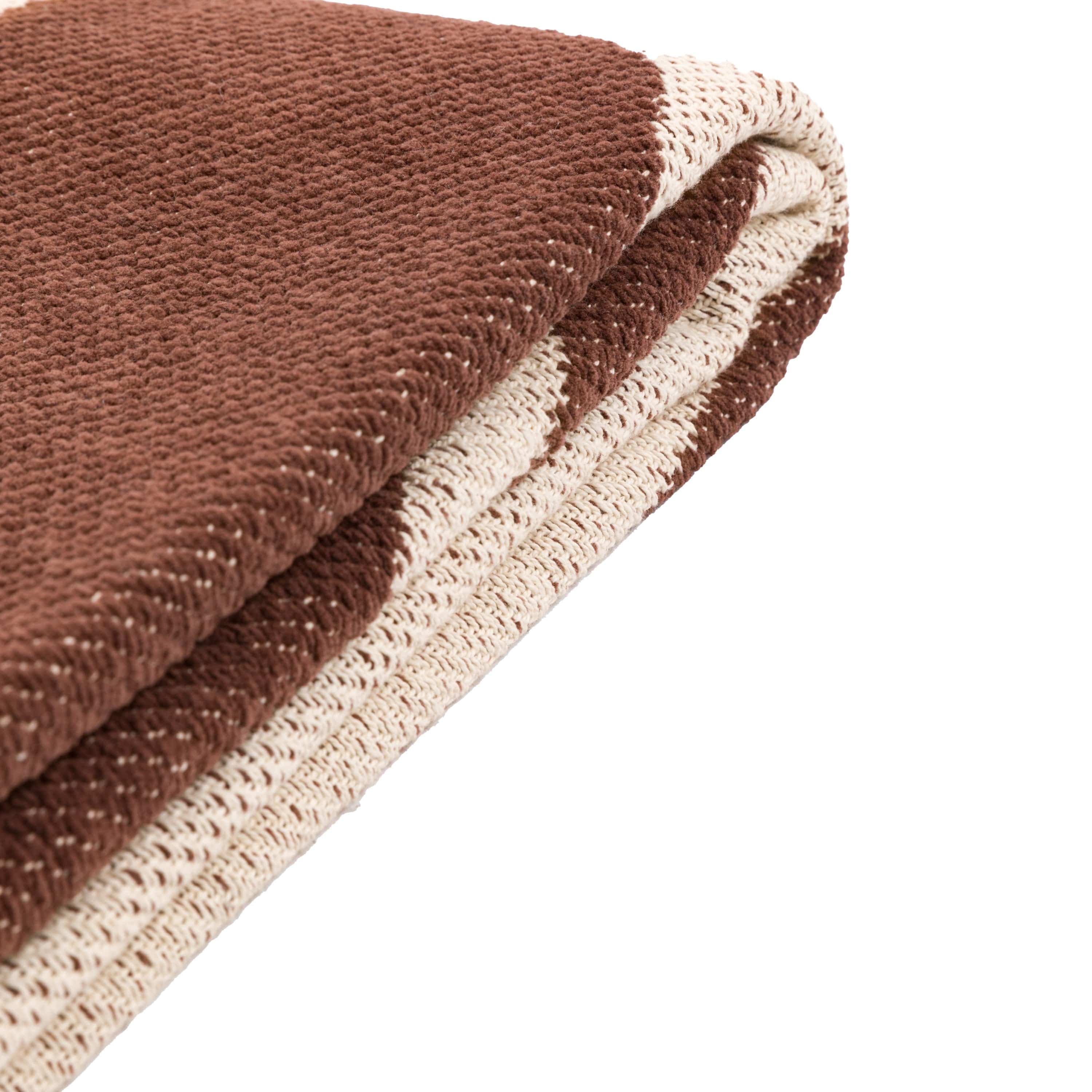 Alma Abstract Throw Chocolate - Image 6