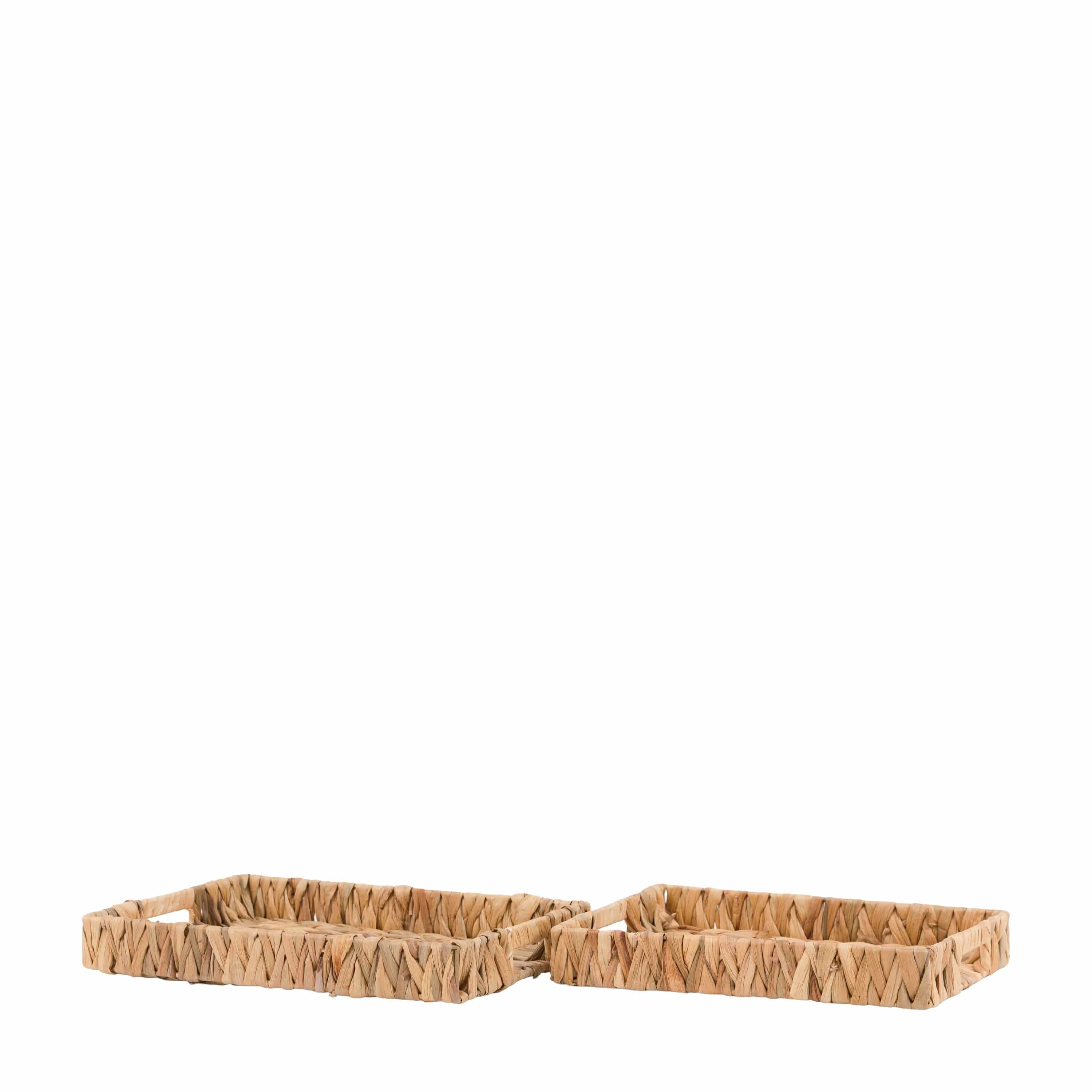 Alma Woven Rectangle Trays Natural Set of 2 - Image 5