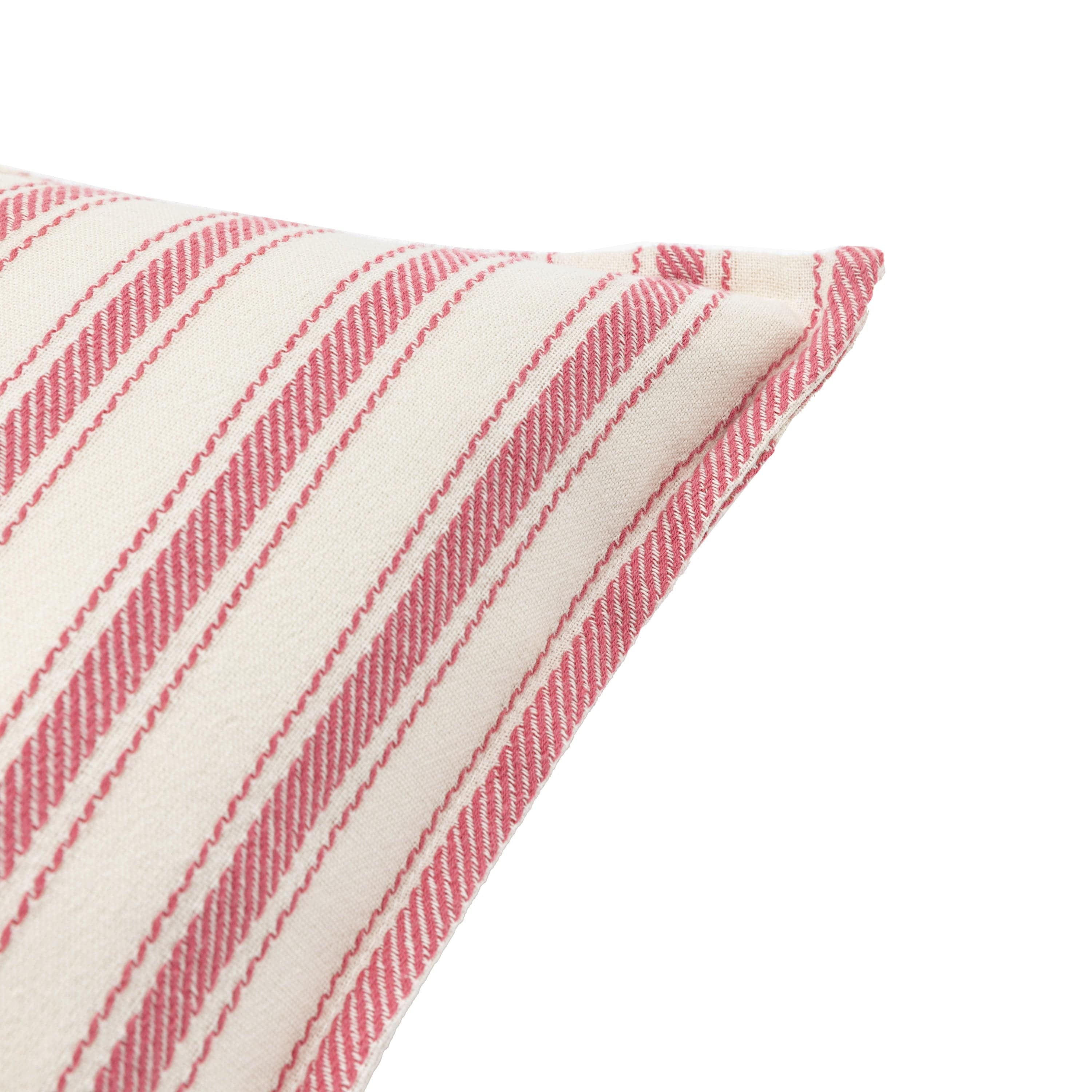 Alston Woven Stripe Cush Cranberry - Image 7