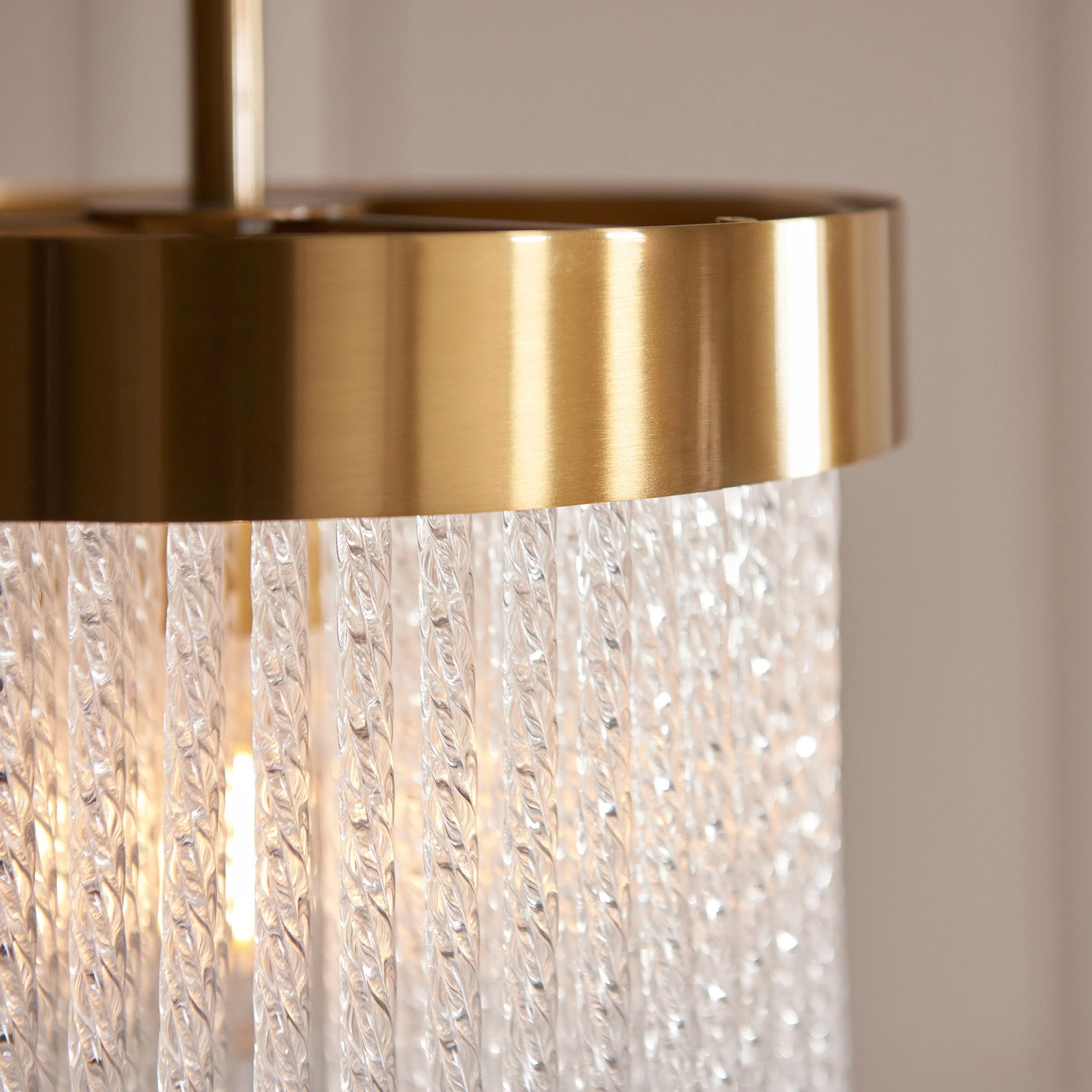Anistoria 1 Pendant Light Brushed Aged Brass - Image 3