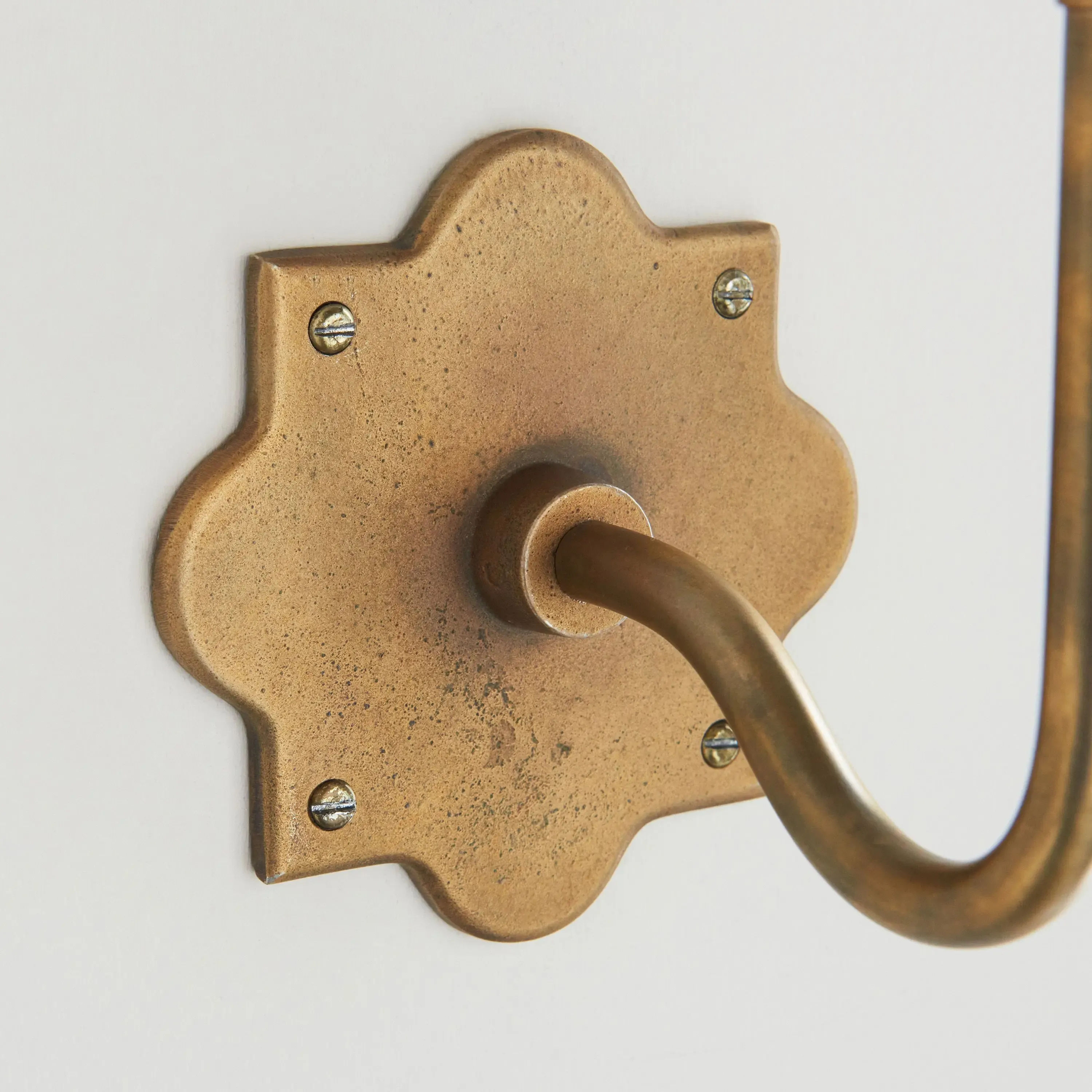 Anvil Swan Wall Light Antique Brass - Image 2