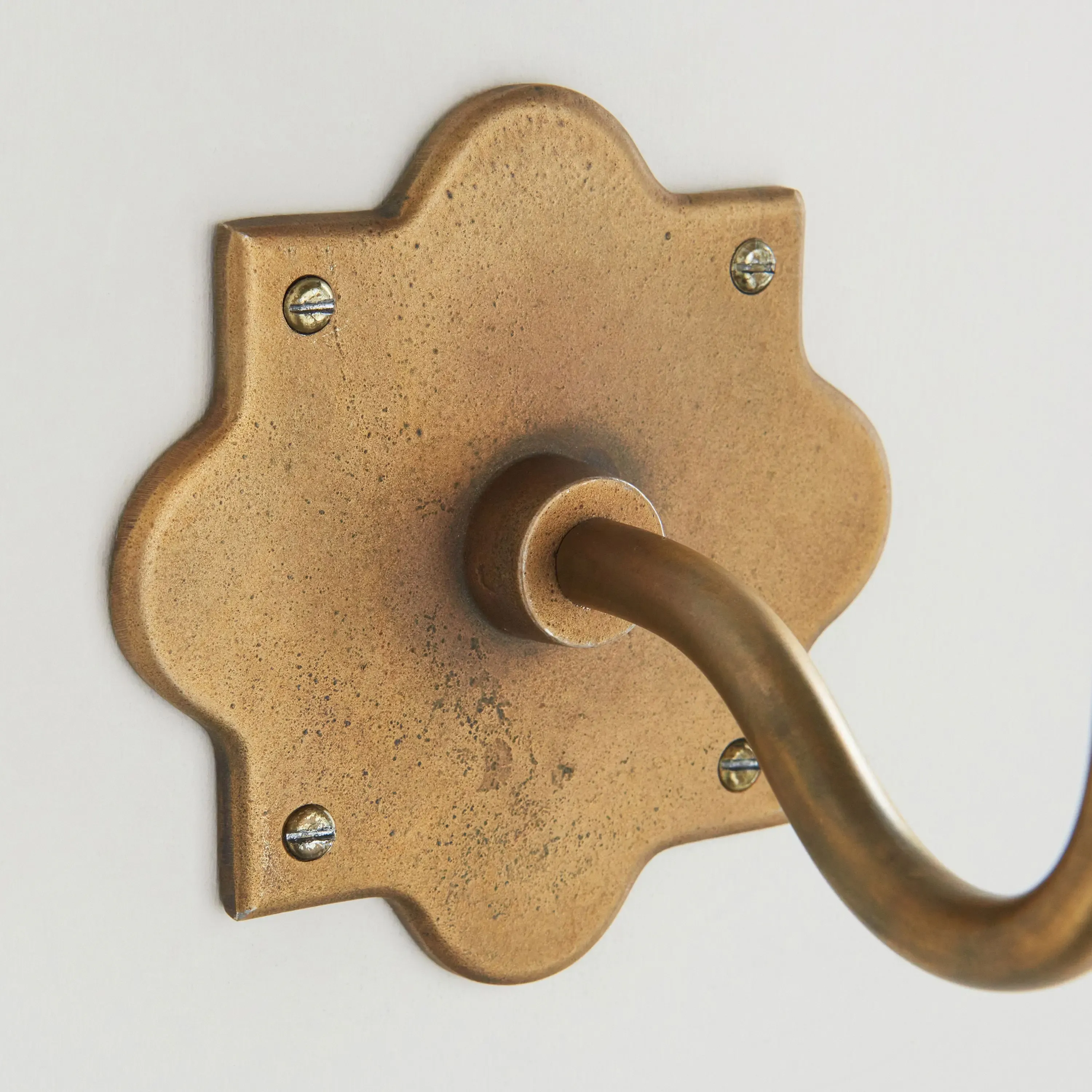 Anvil Swan Wall Light Antique Brass - Image 3