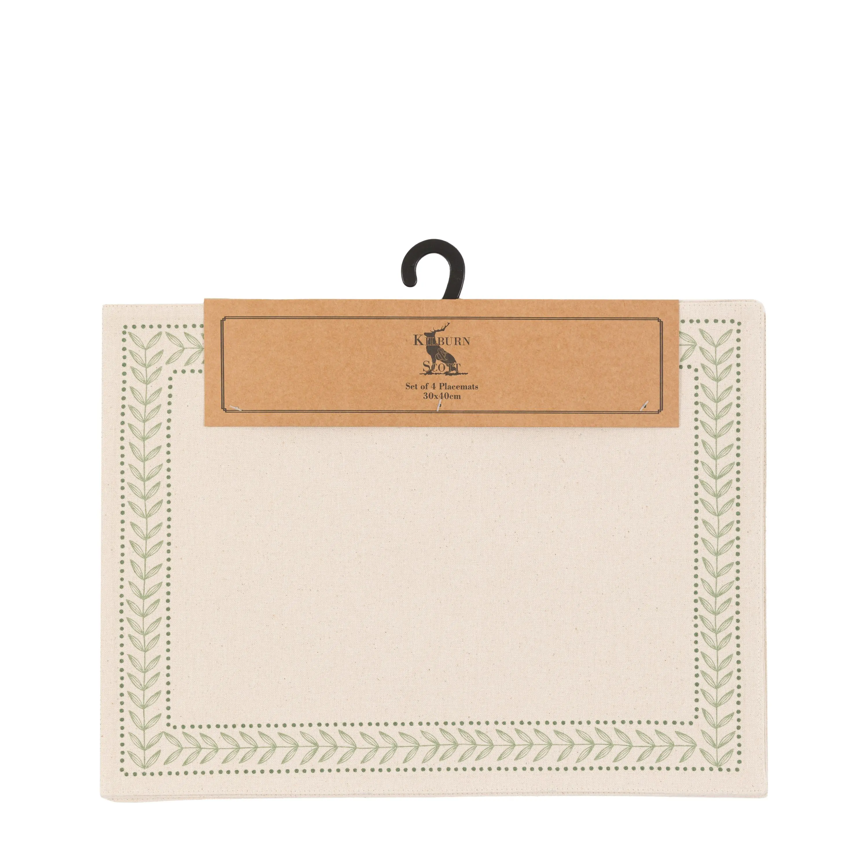 Arbor Leaf Placemats Natural 4pk - Image 6