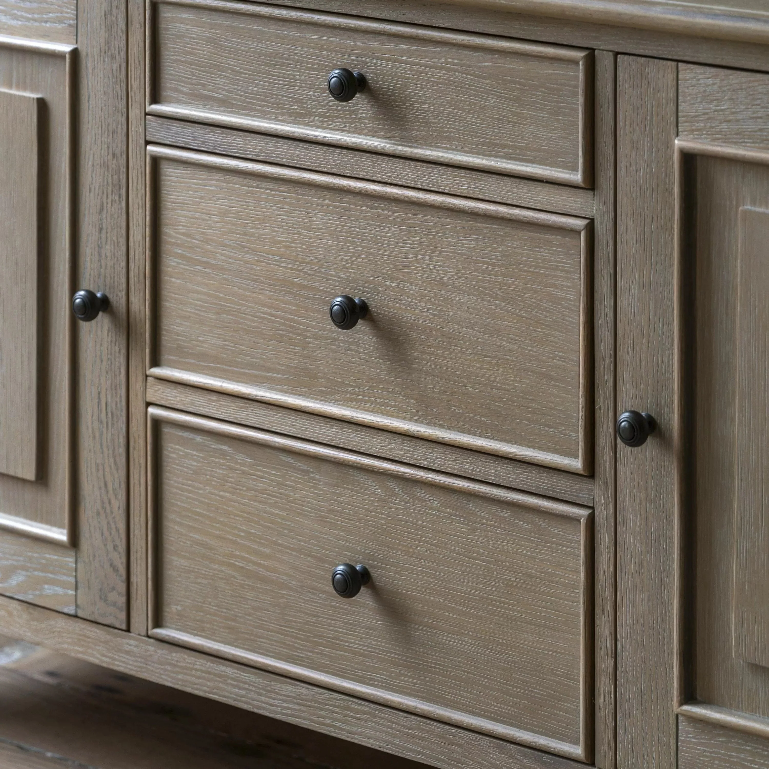 Mitcham 2 Door 3 Drawer Sideboard 1660x450x800mm - Image 4