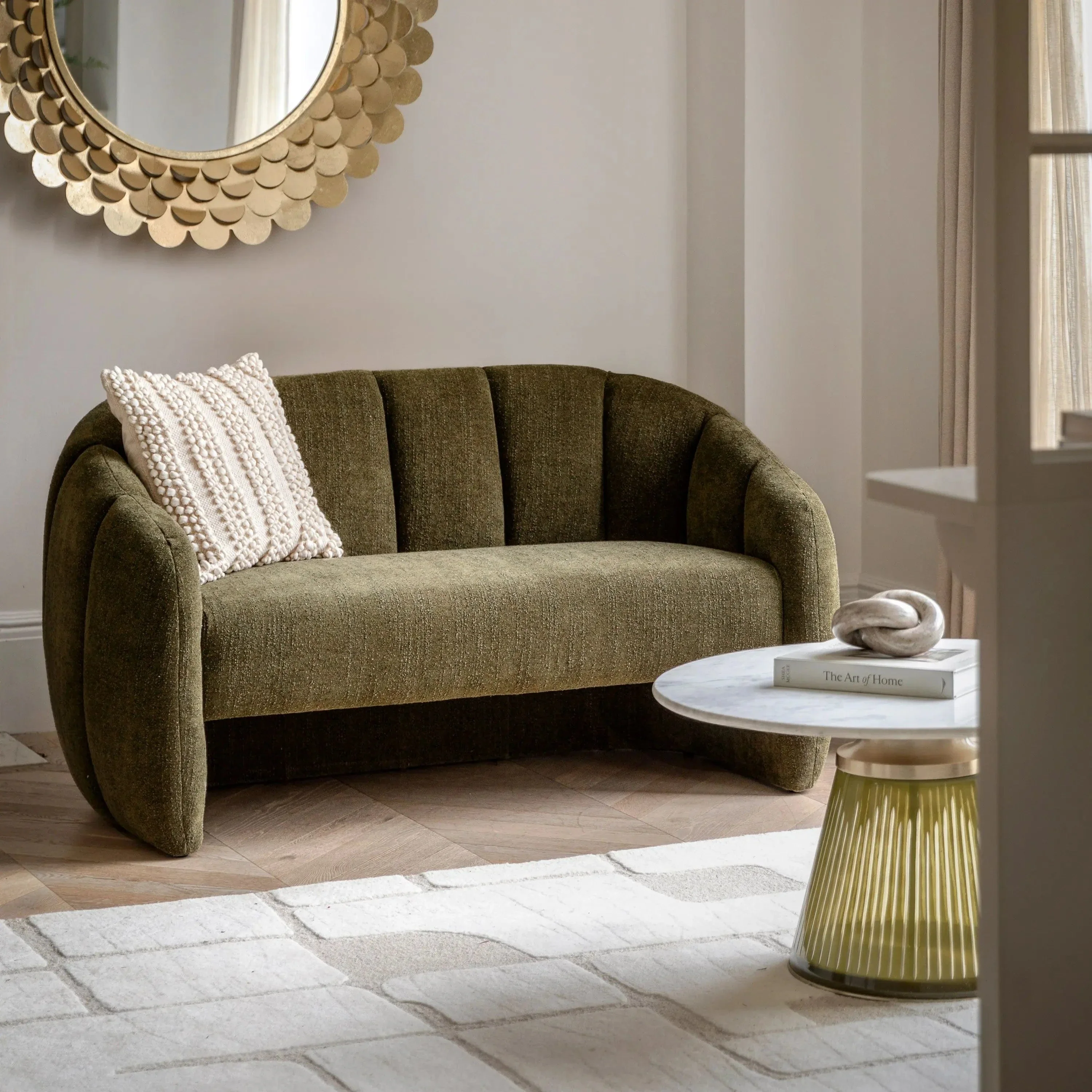 Atella 2 Seater Sofa Moss Green