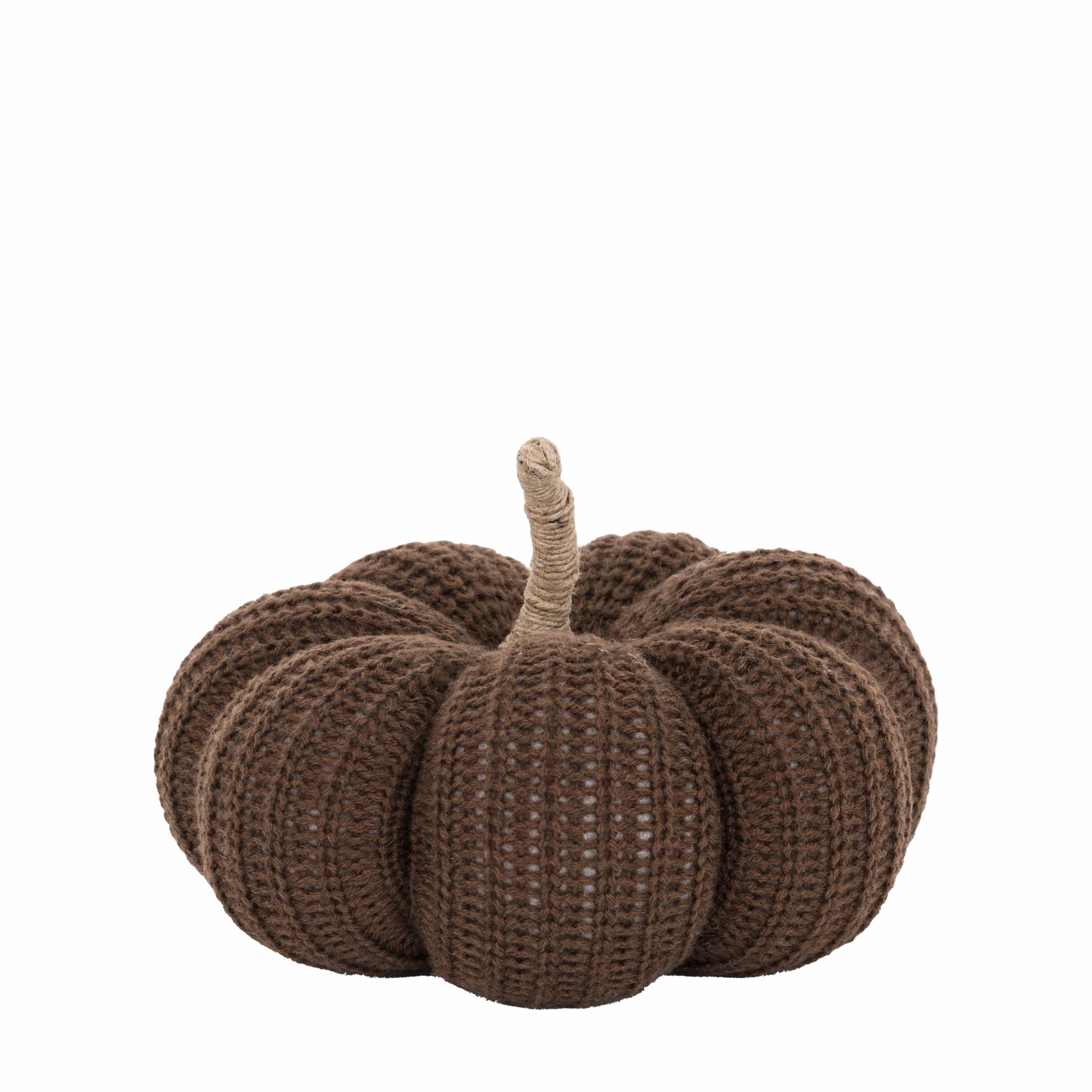 Autumn Knitted Pumpkin Brown - Image 7