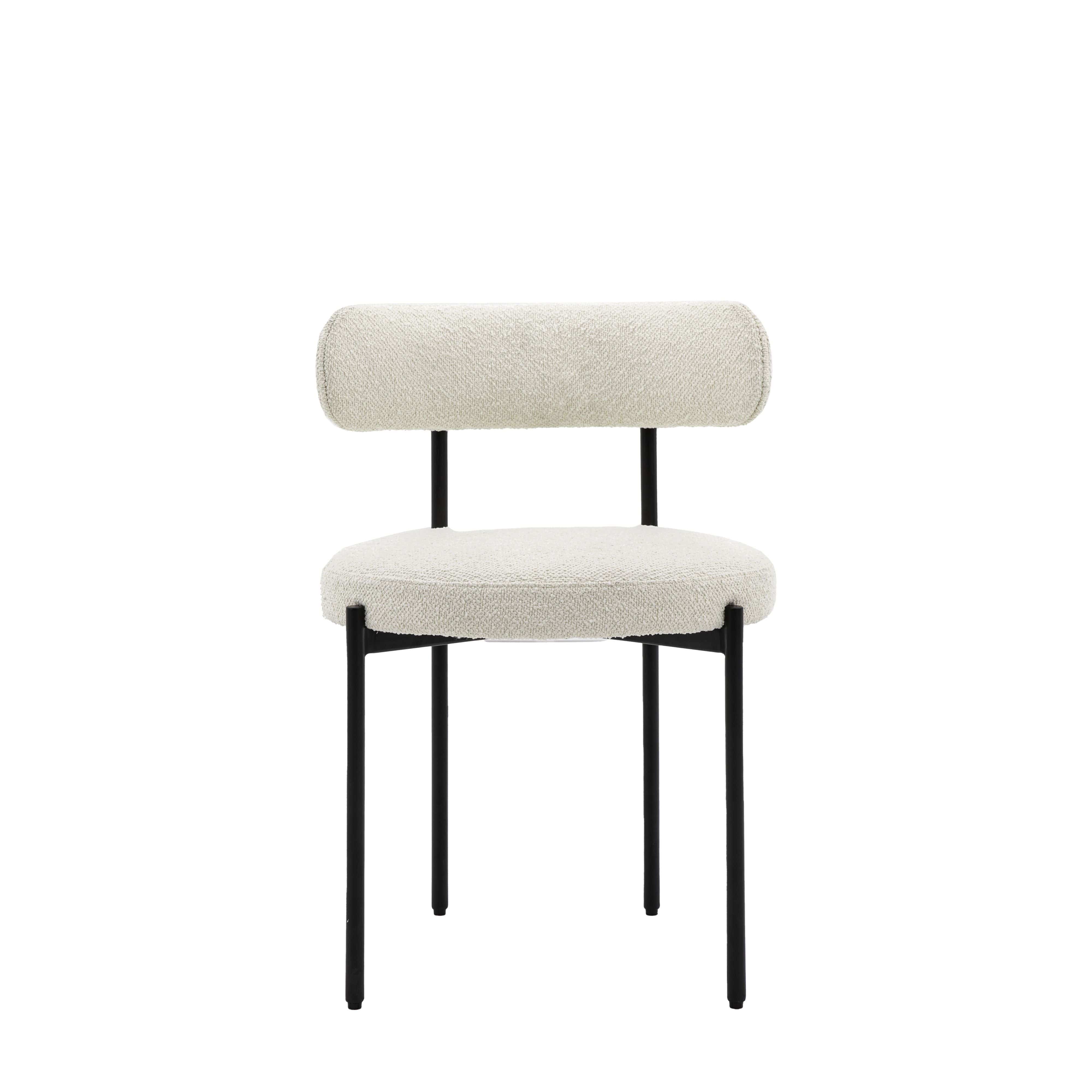Paisley Dining Chair Vanilla (2pk) - Image 5