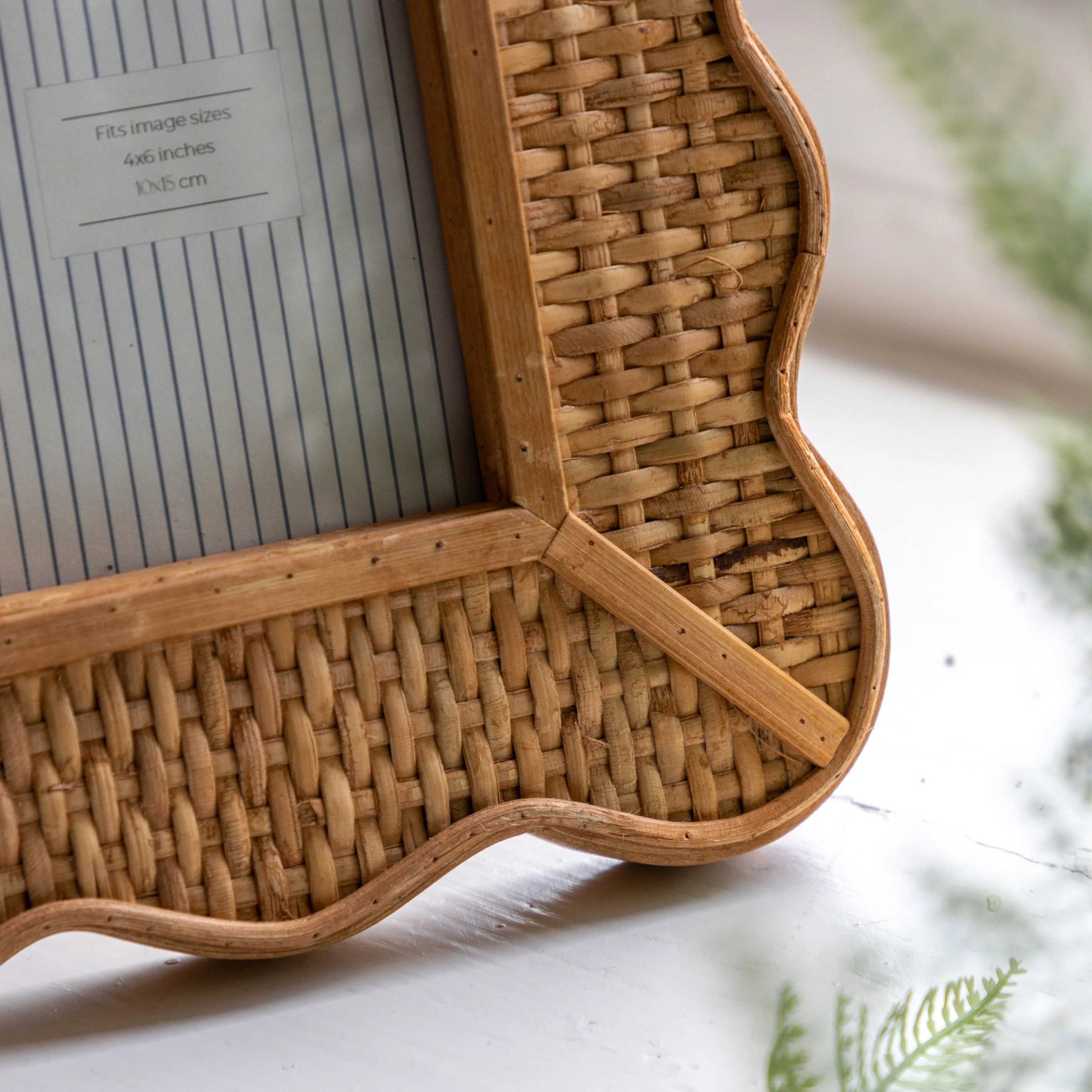 Ayora Rattan Photo Frame 6x4 - Image 4