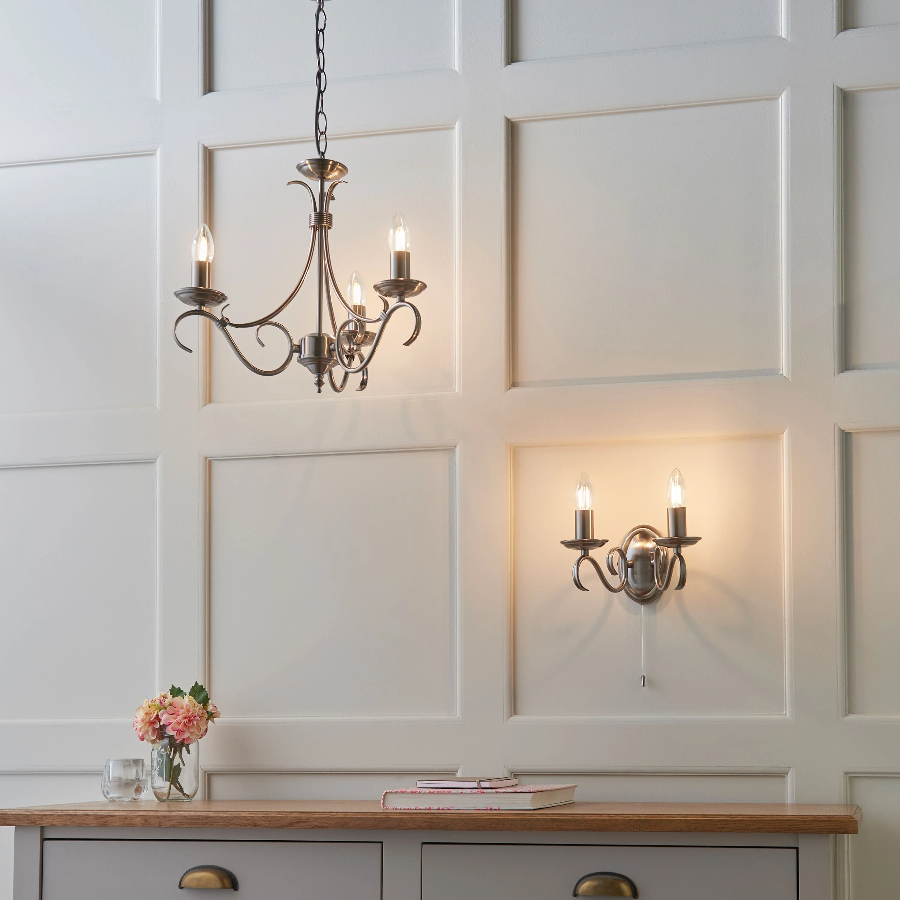 Bearanise 3 Pendant Light Antique Brass - Image 3