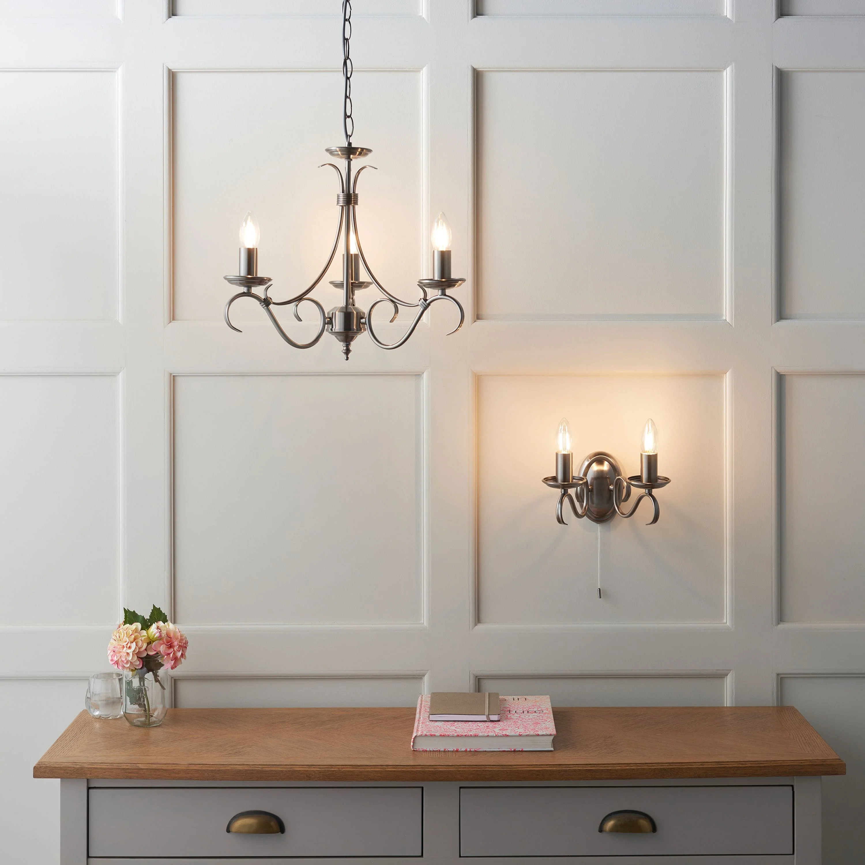 Bearanise 3 Pendant Light Antique Brass - Image 4