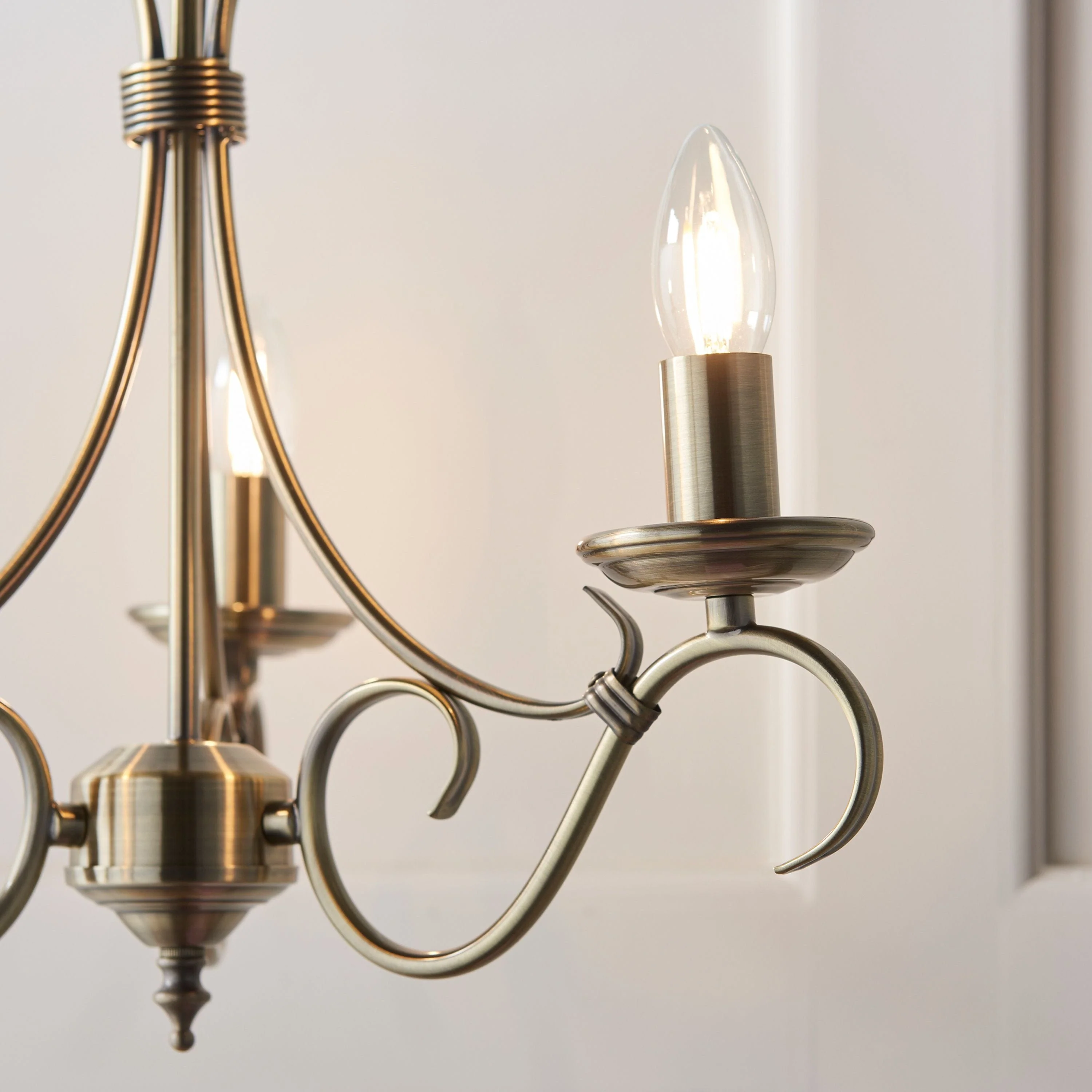 Bearanise 3 Pendant Light Antique Brass - Image 8