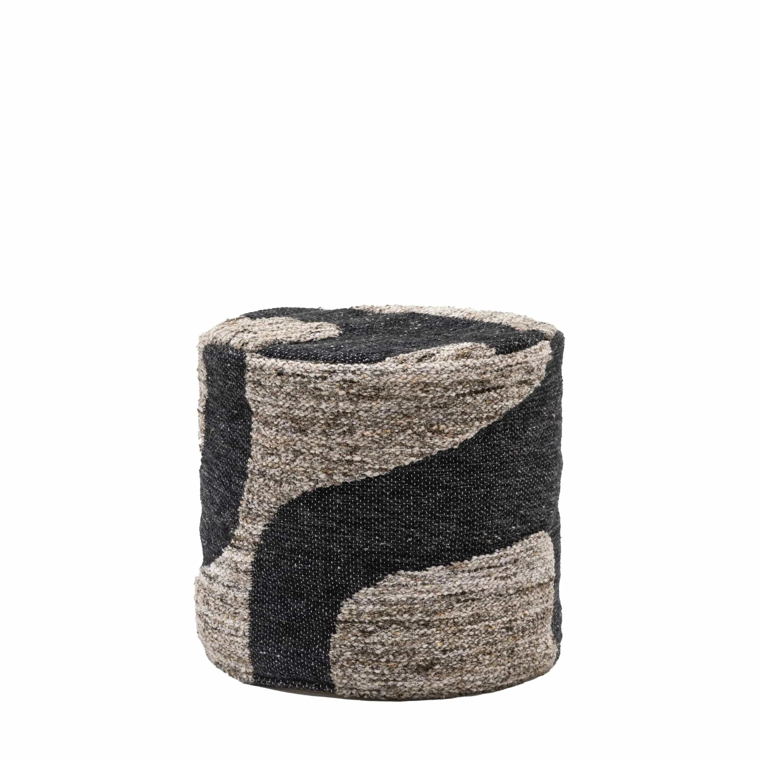 BerGems Mono Graphic Drum Pouffe - Image 5