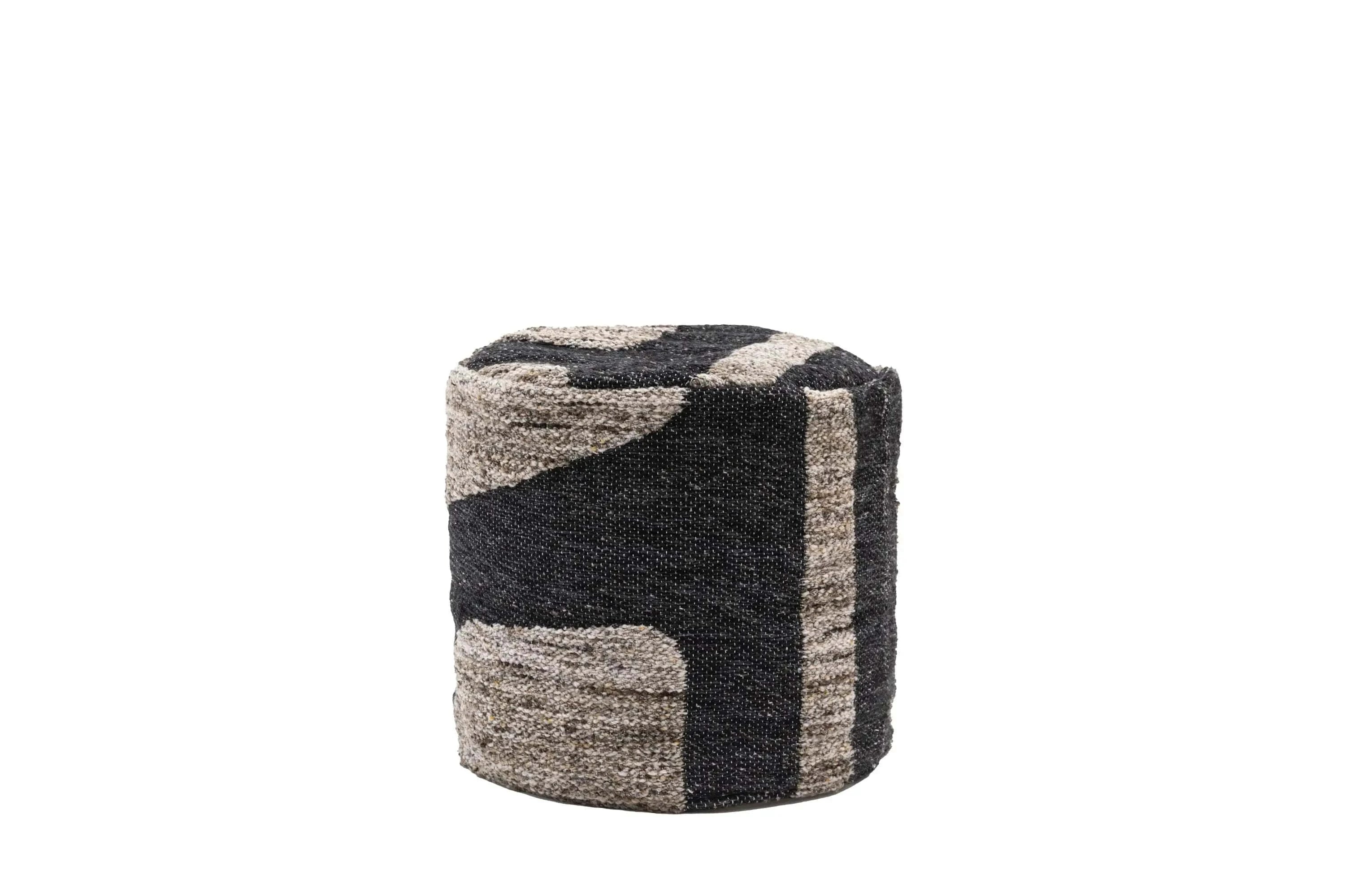 BerGems Mono Graphic Drum Pouffe - Image 6