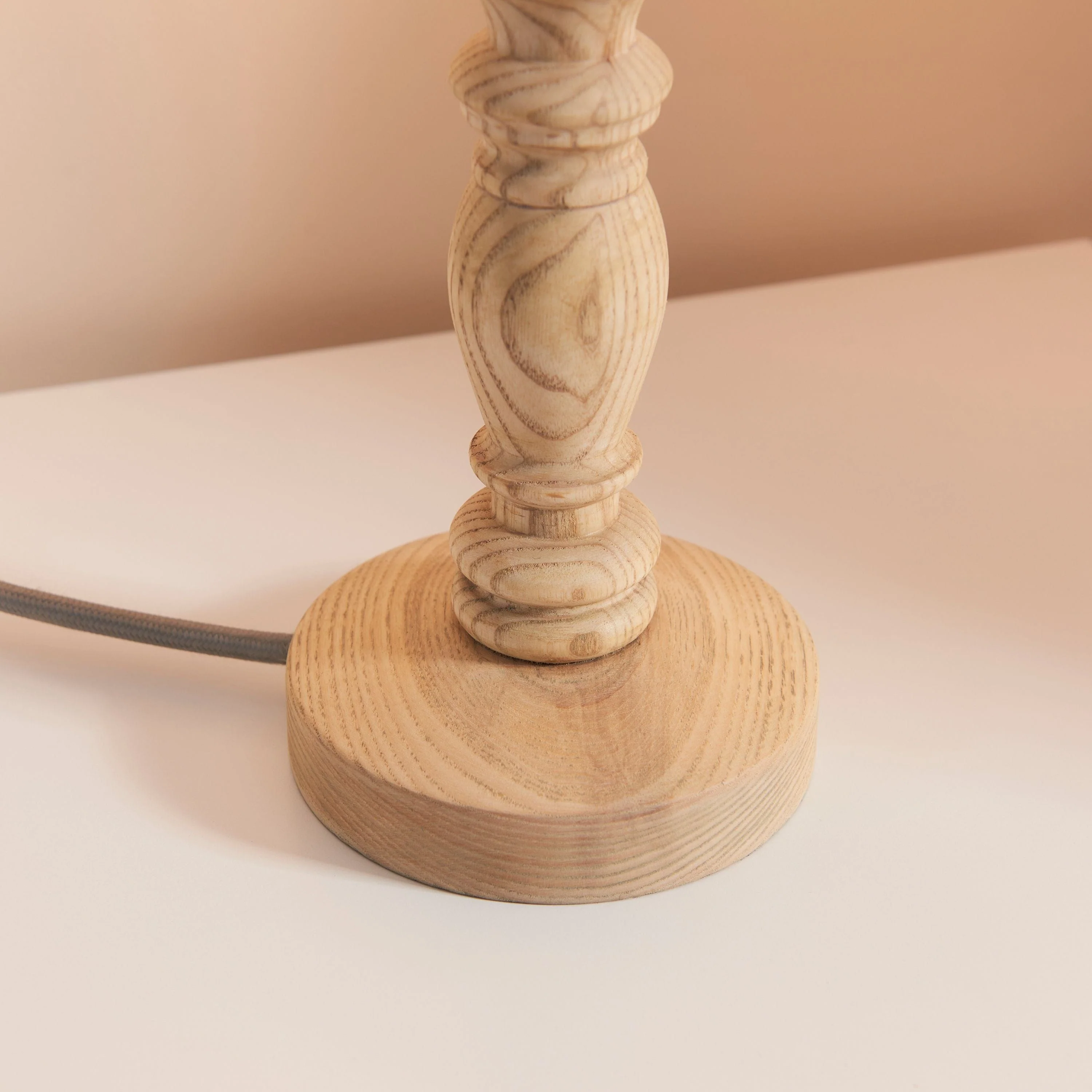 Biblow Table Lamp Base Natural Ash - Image 6