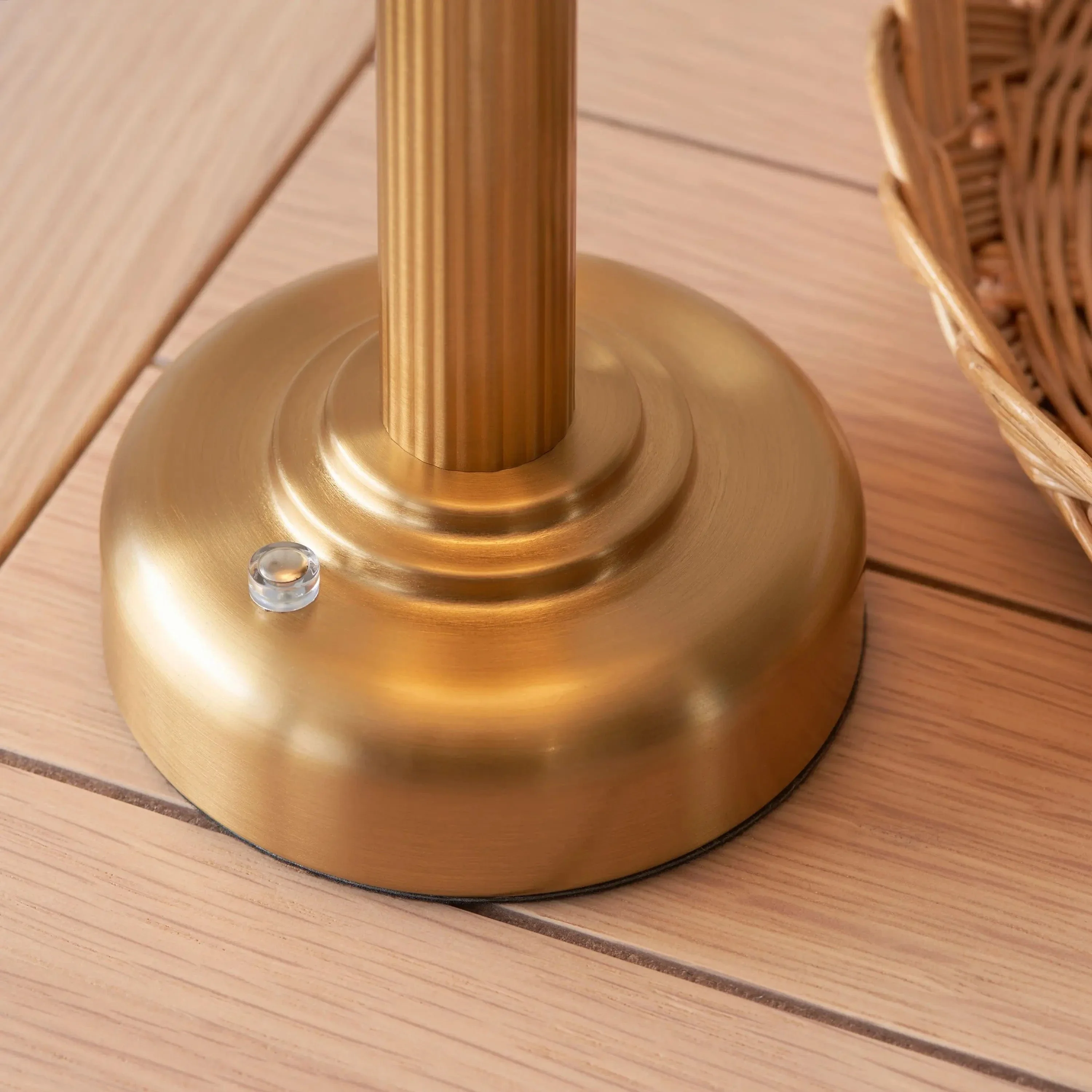 Bridport Rechargeable Table Lamp Warm Brass - Image 3