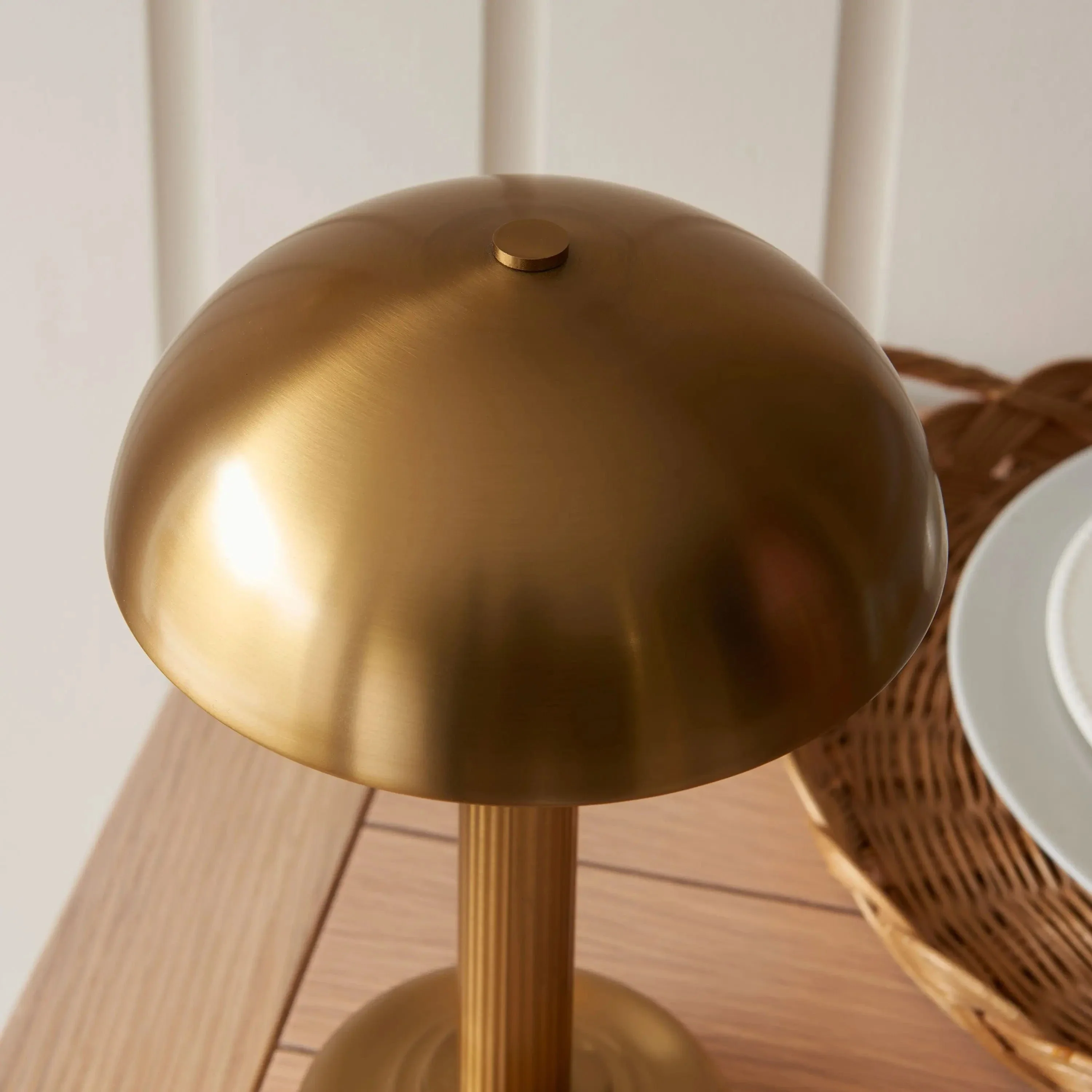 Bridport Rechargeable Table Lamp Warm Brass - Image 4