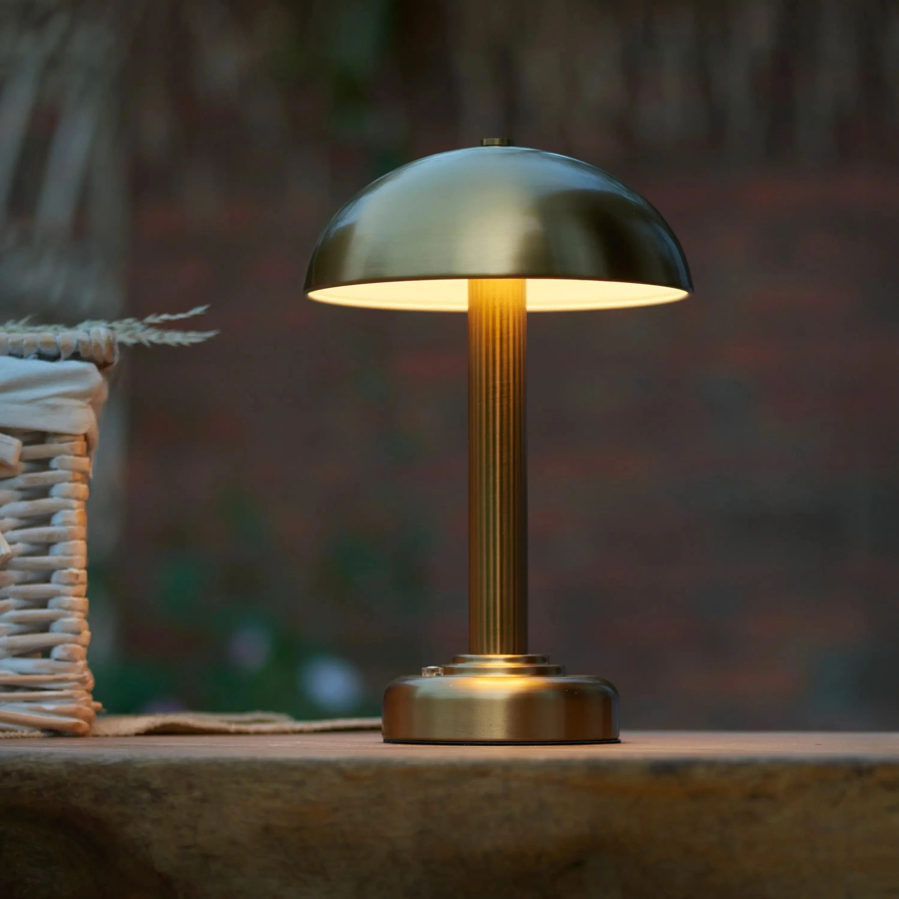 Bridport Rechargeable Table Lamp Warm Brass - Image 7
