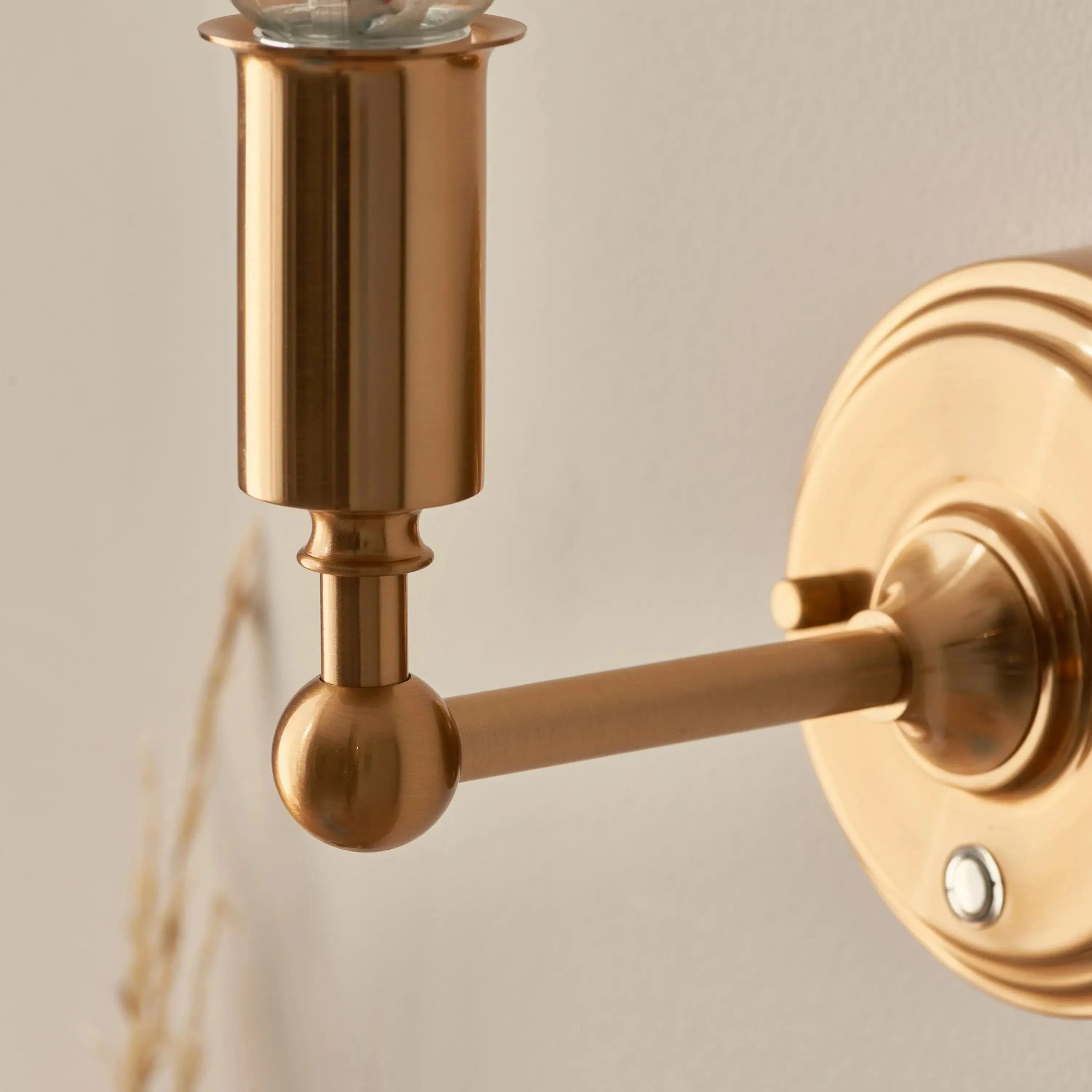 Burleigh Rechargeable 1 Wall Light Aged Brass - Image 6