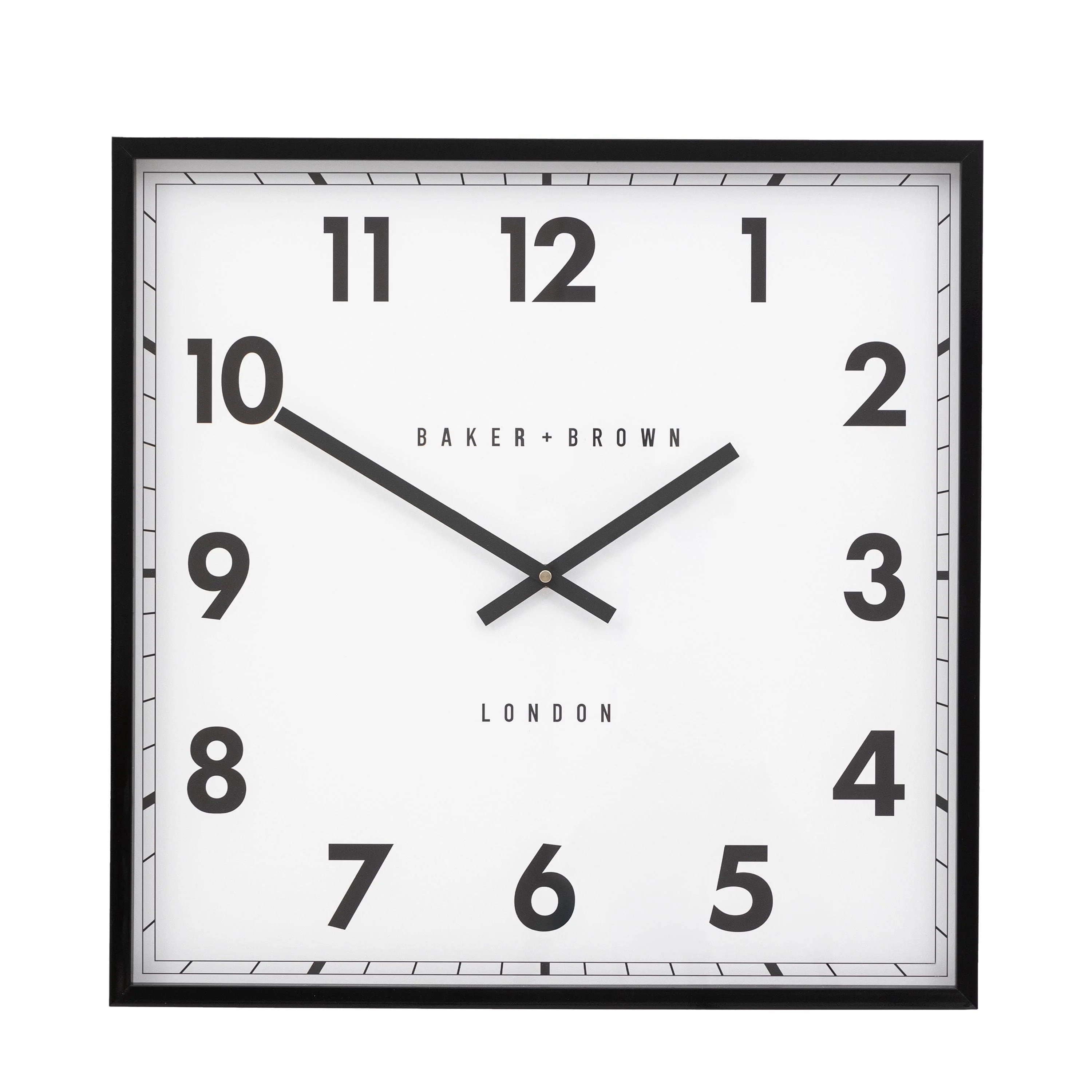 Buxtone Wall Clock Black - Image 2