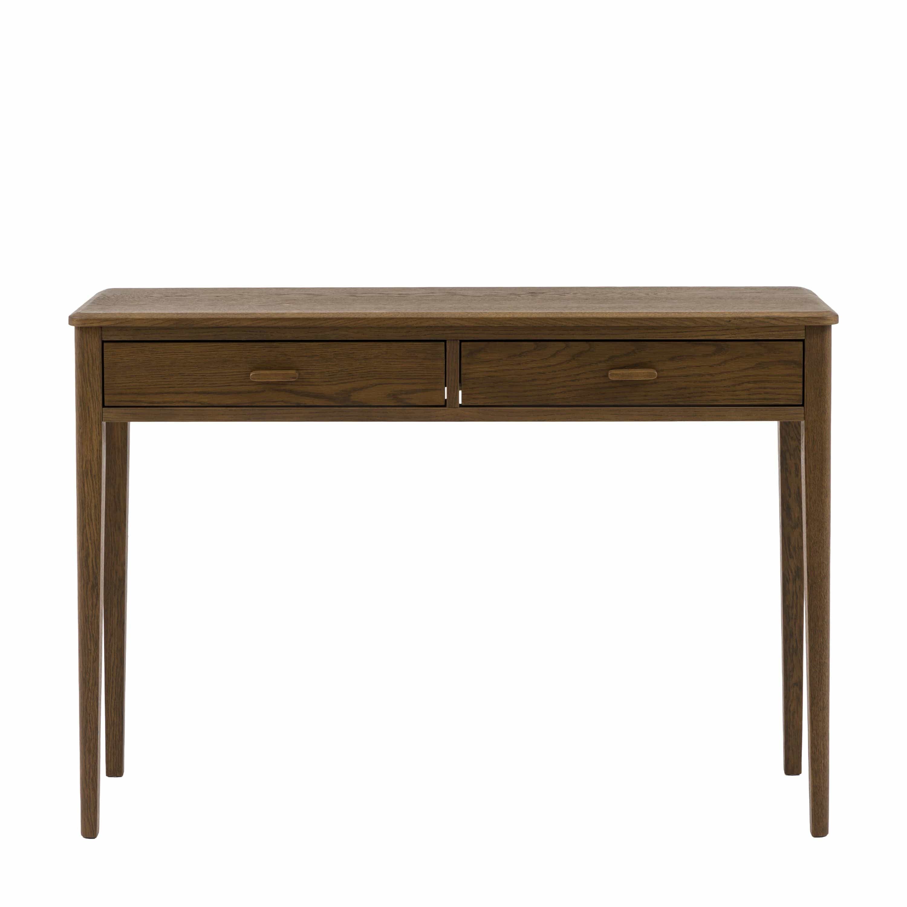 Camden 2 Drawer Console Walnut - Image 4