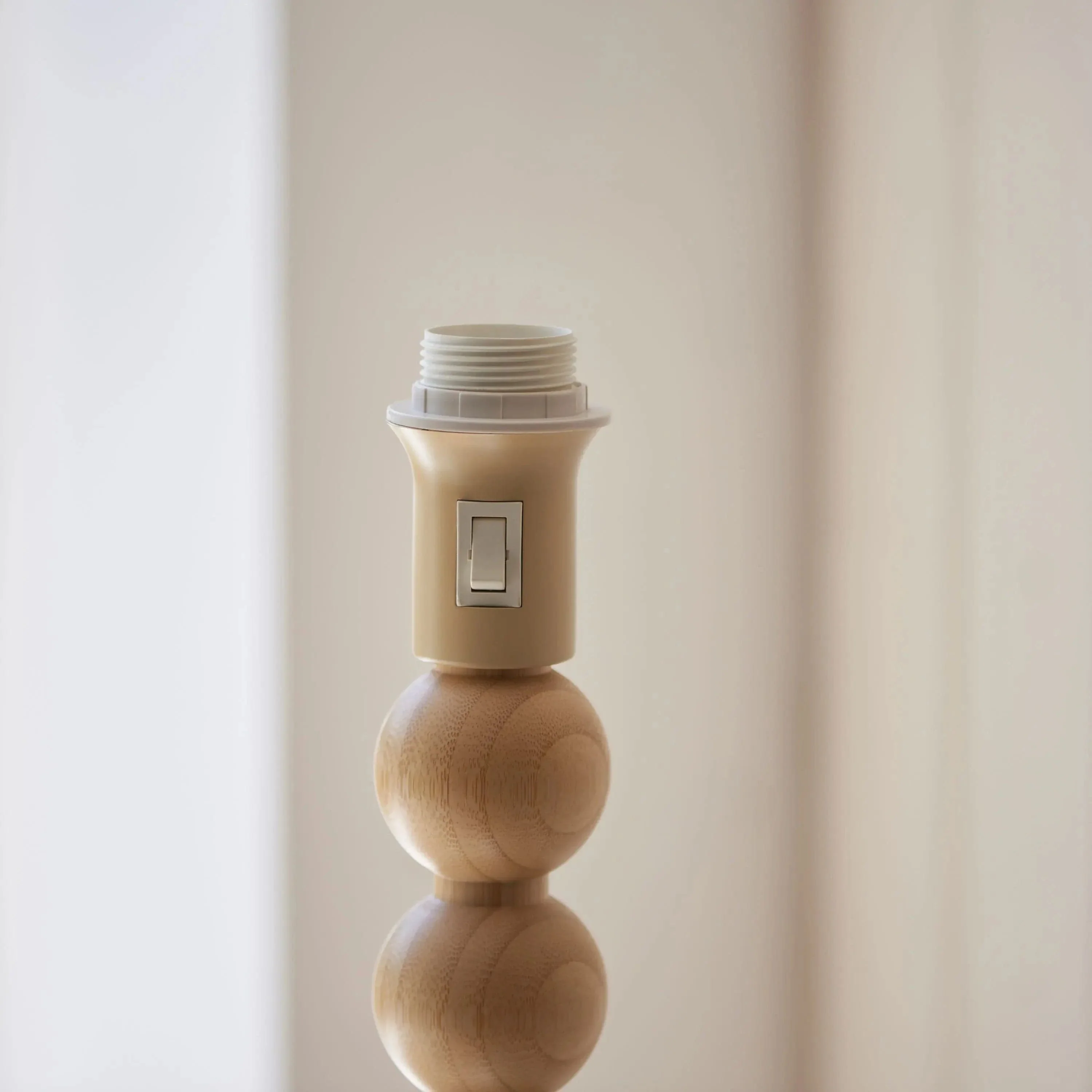 Cane Floor Lamp Base Natural Bamboo - Image 3