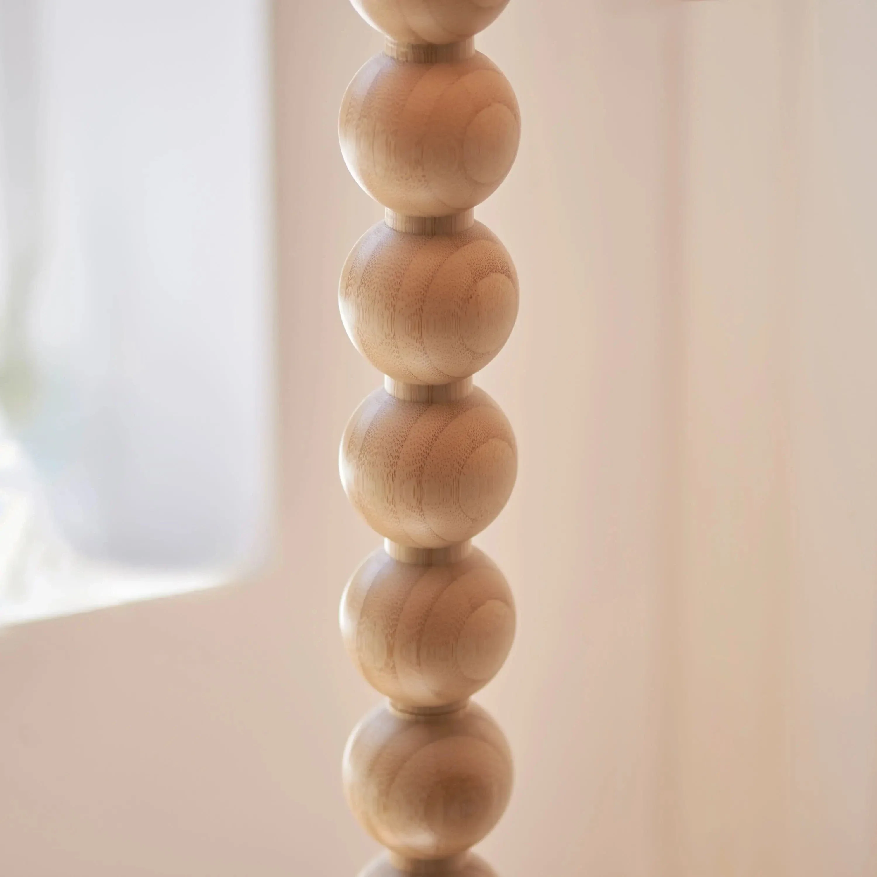 Cane Floor Lamp Base Natural Bamboo - Image 4