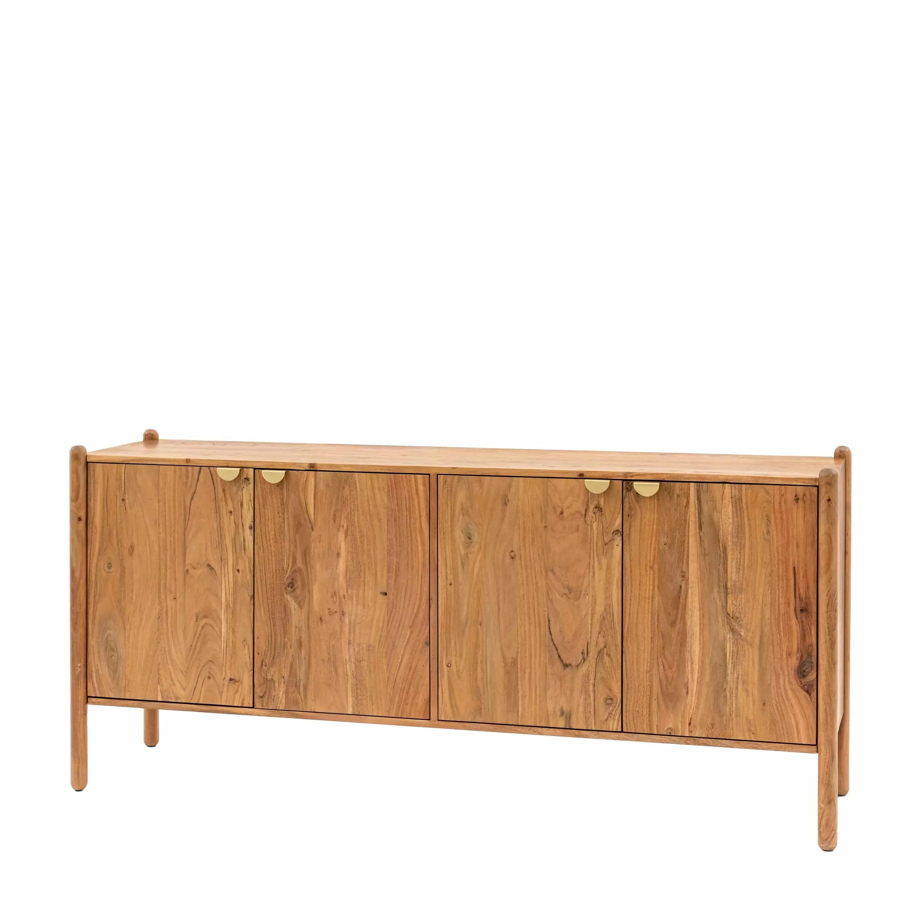 Meaver 4 Door Sideboard 1750x450x800mm - Image 5