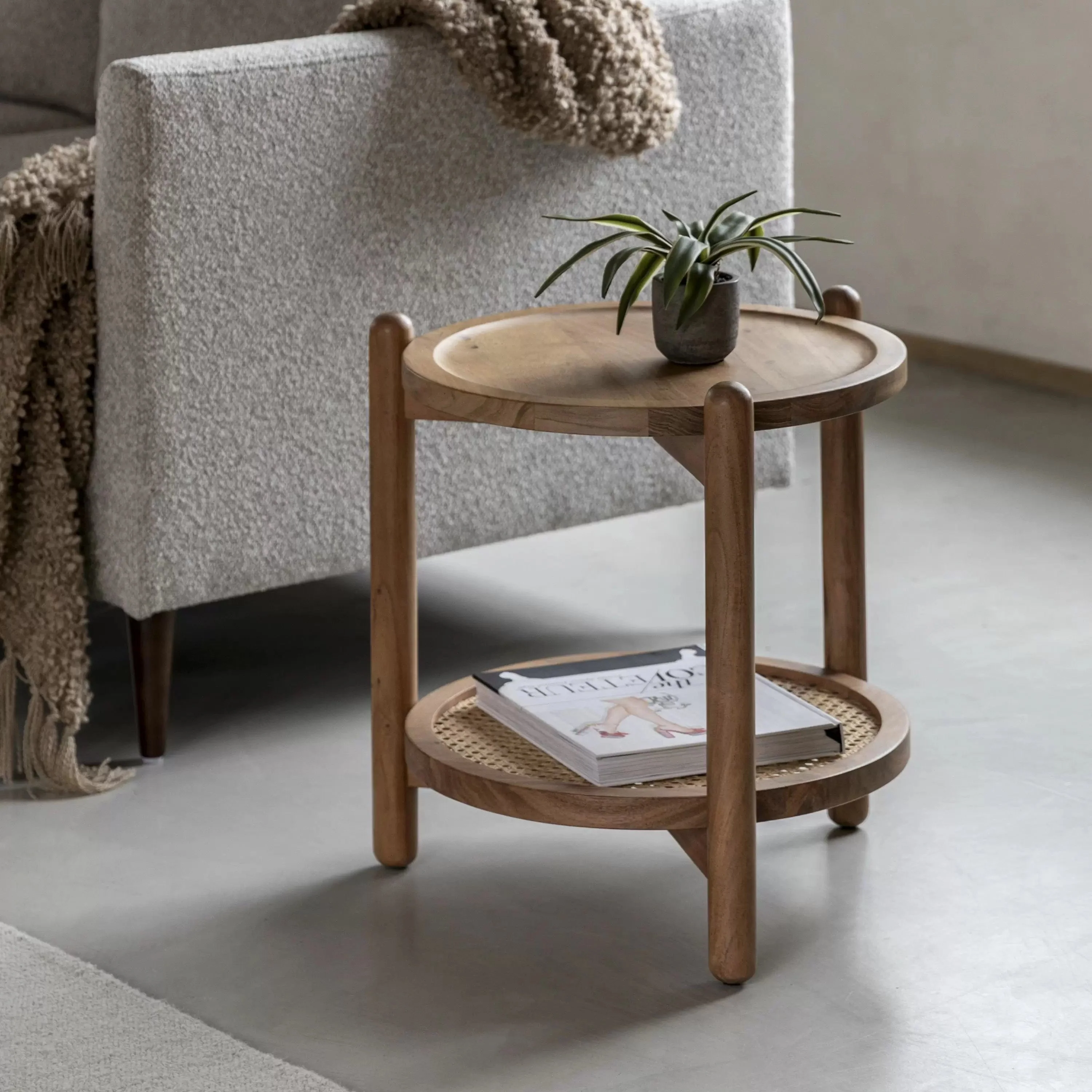 Meaver Side Table 500x500x500mm - Image 5