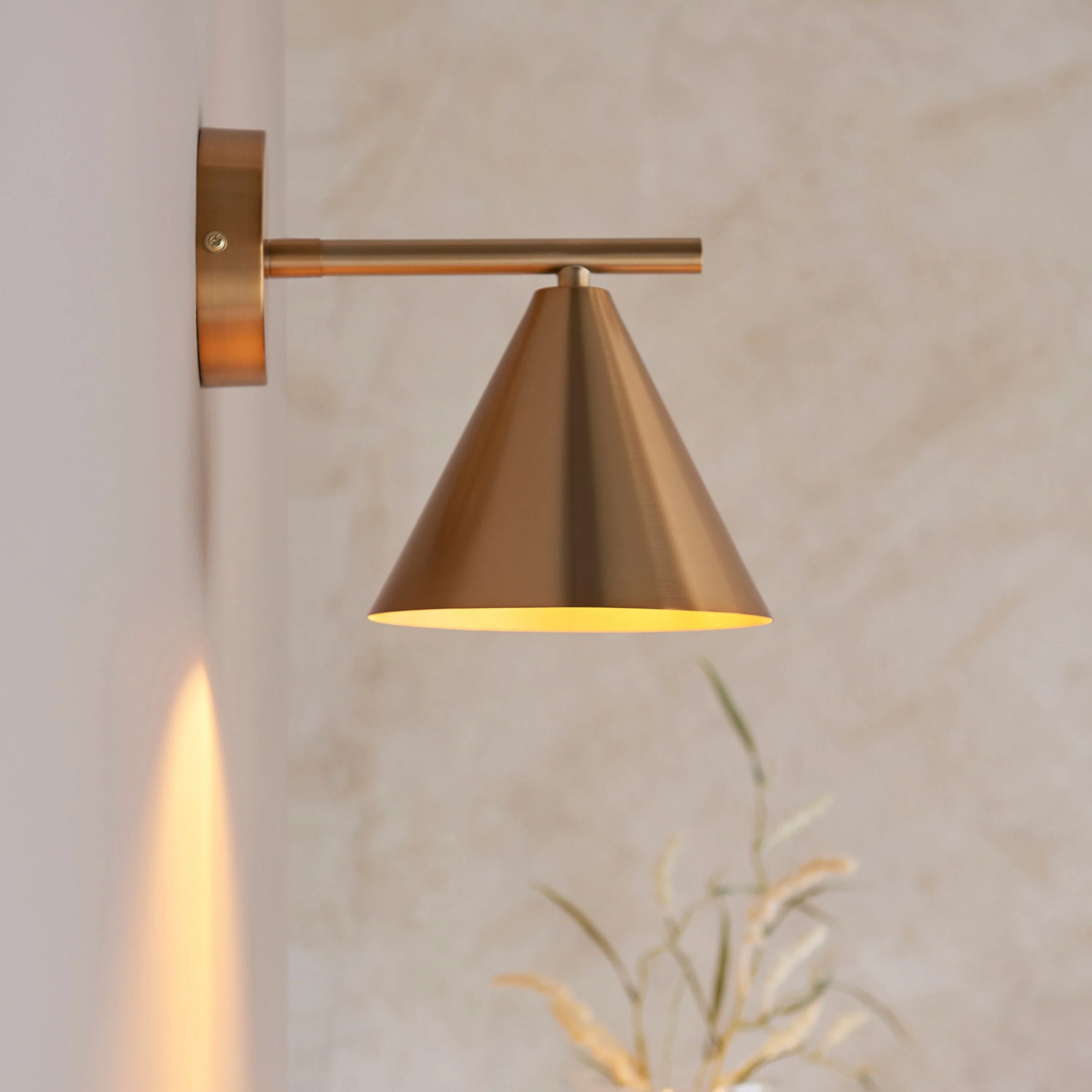 Capel Wall Light Antique Brass