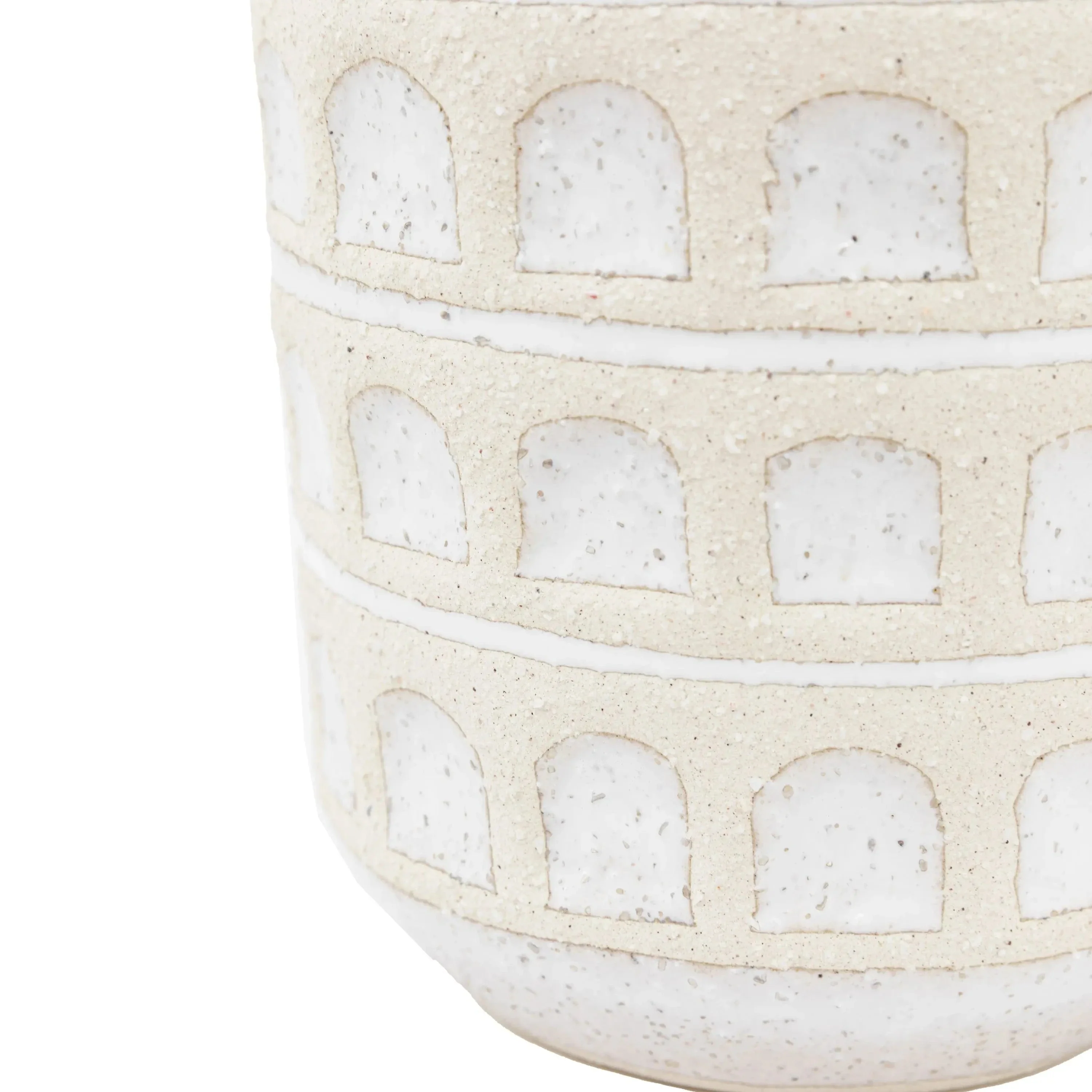 Capua Ceramic Graphic Vase - Image 5