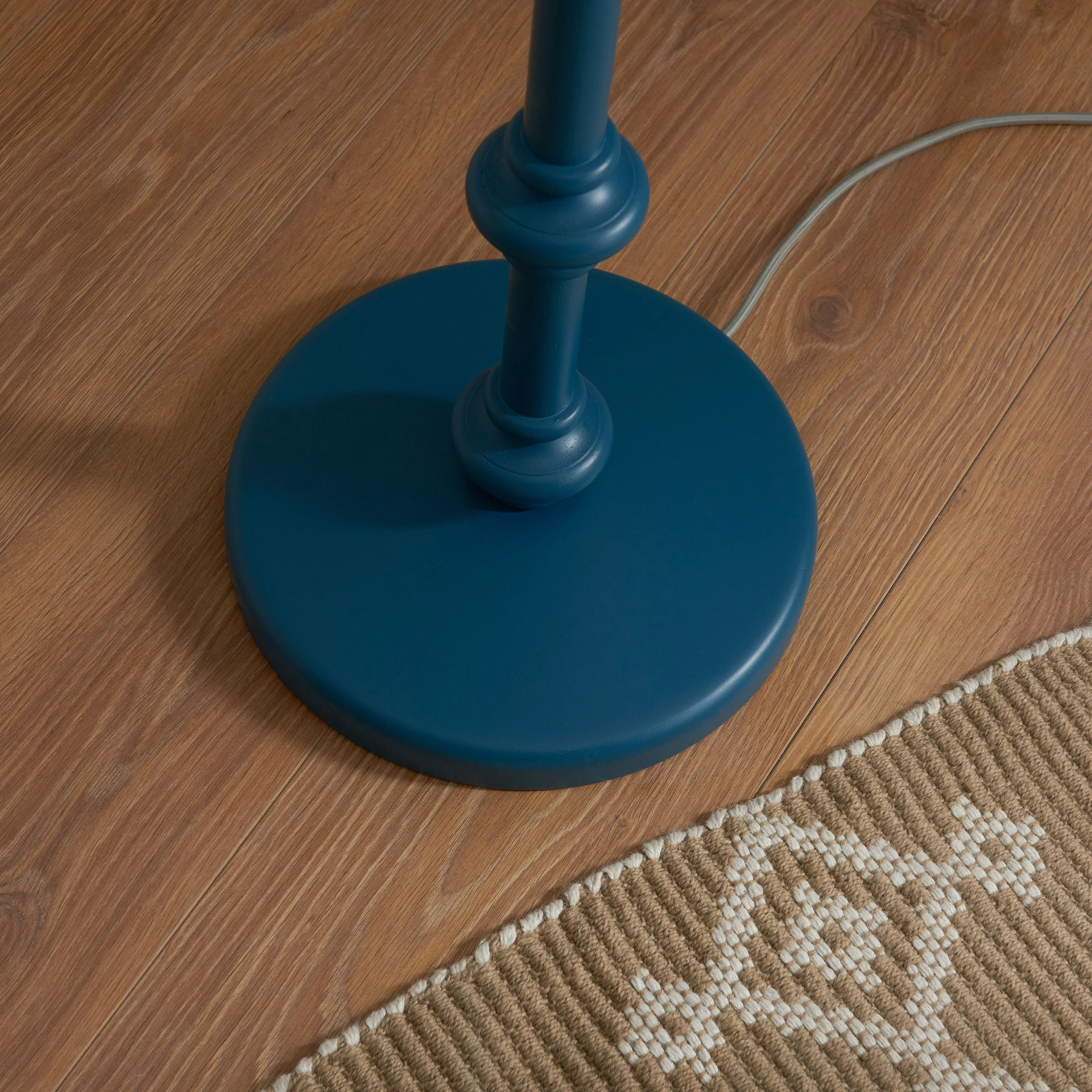 Carnival Floor Lamp Base Satin Marlin Blue - Image 6