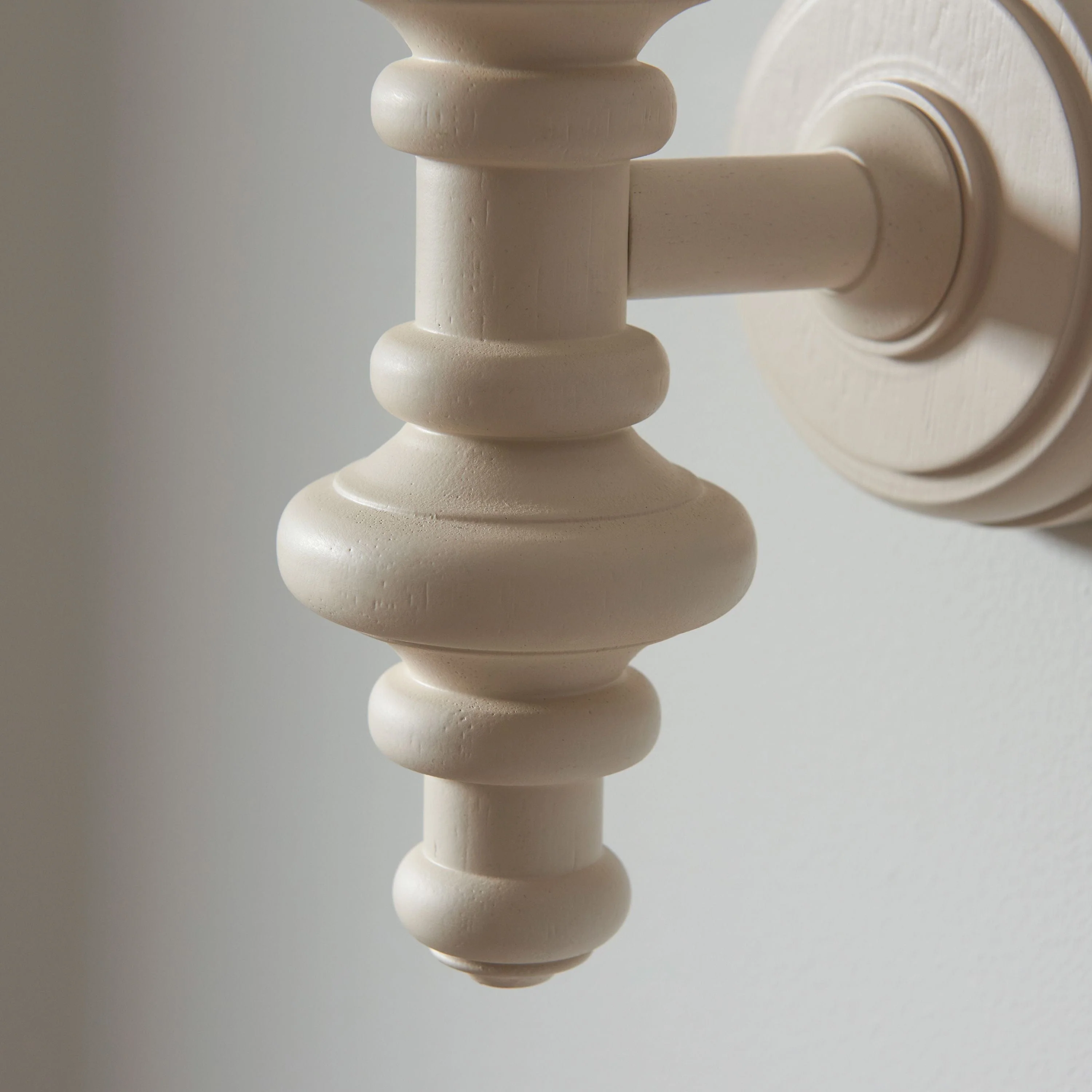 Carnival Wall Light Fitting Satin Almond White - Image 5