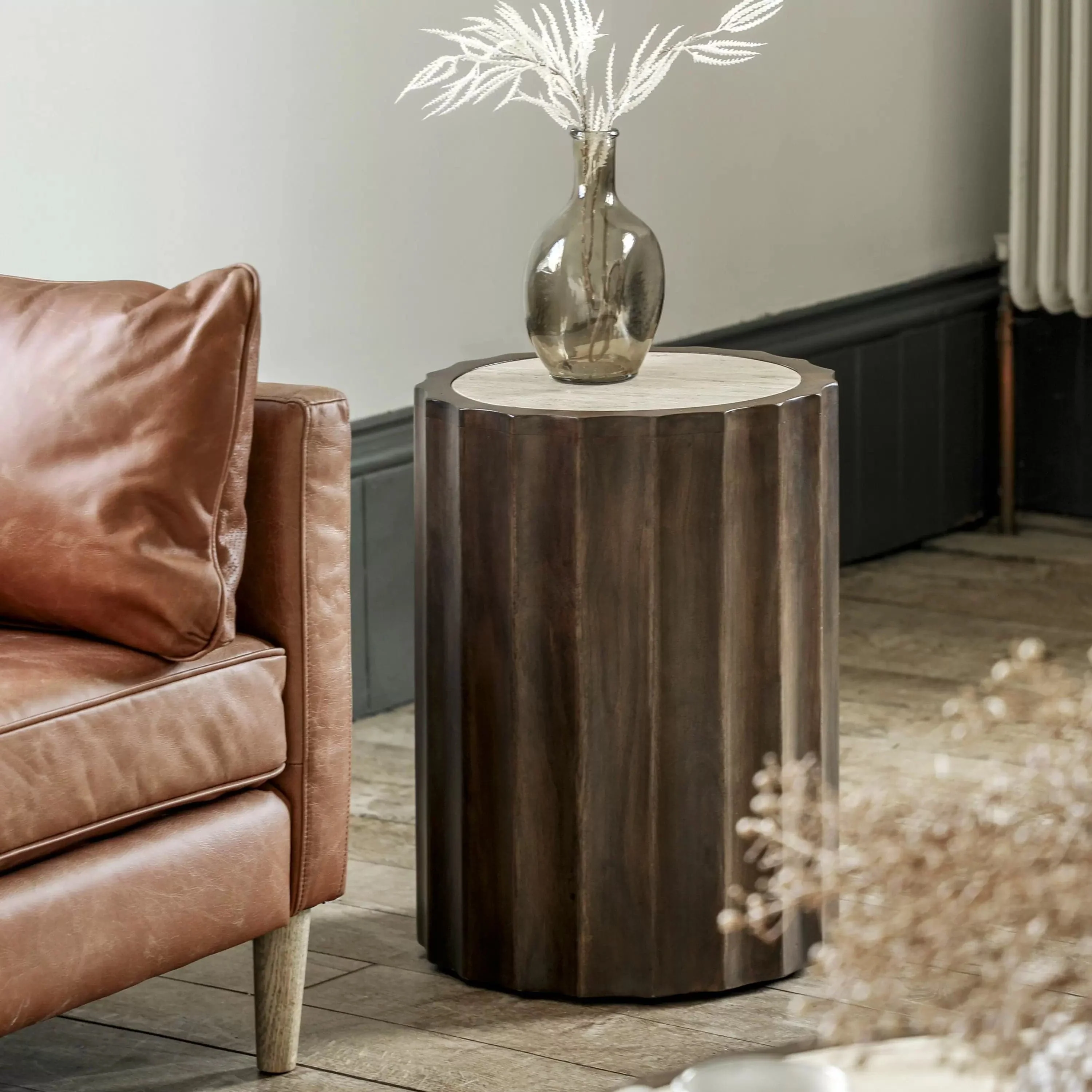 Oadby Side Table 470x470x550mm - Image 3