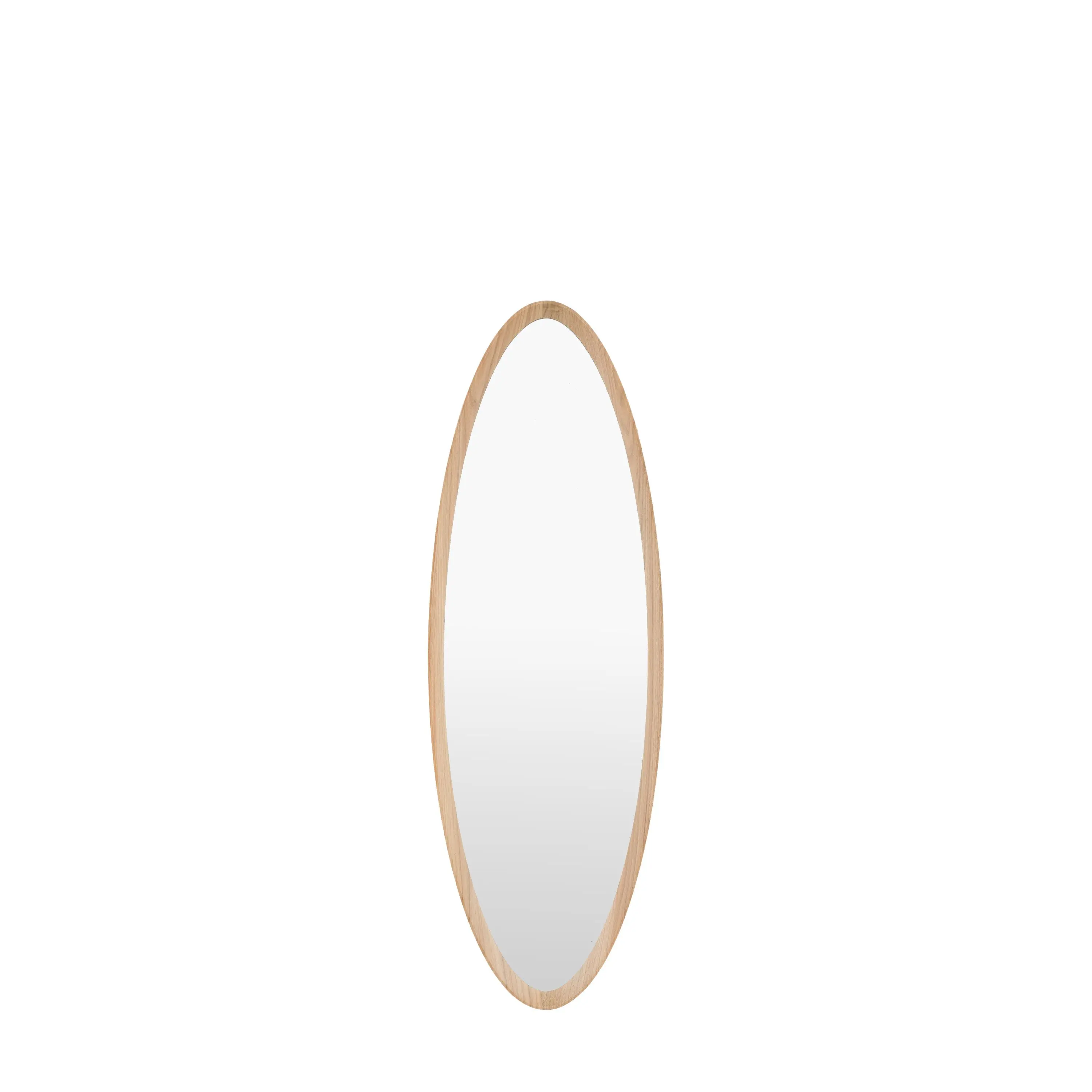 Cedar Elipse Mirror Oak