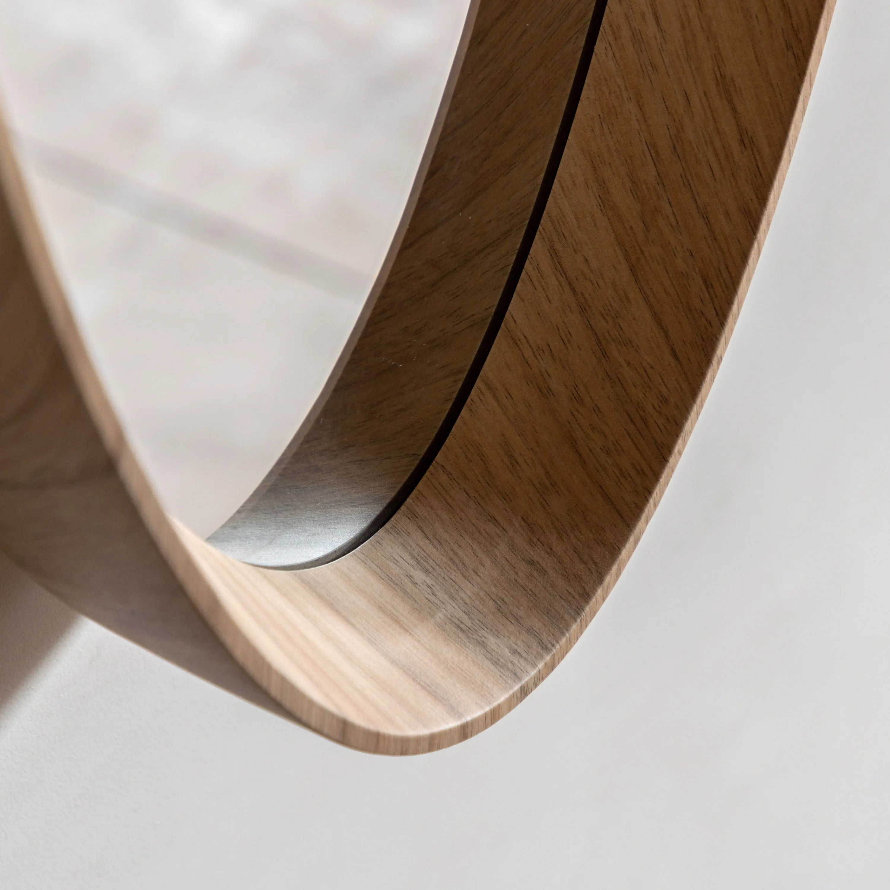 Cedar Elipse Mirror Oak - Image 3