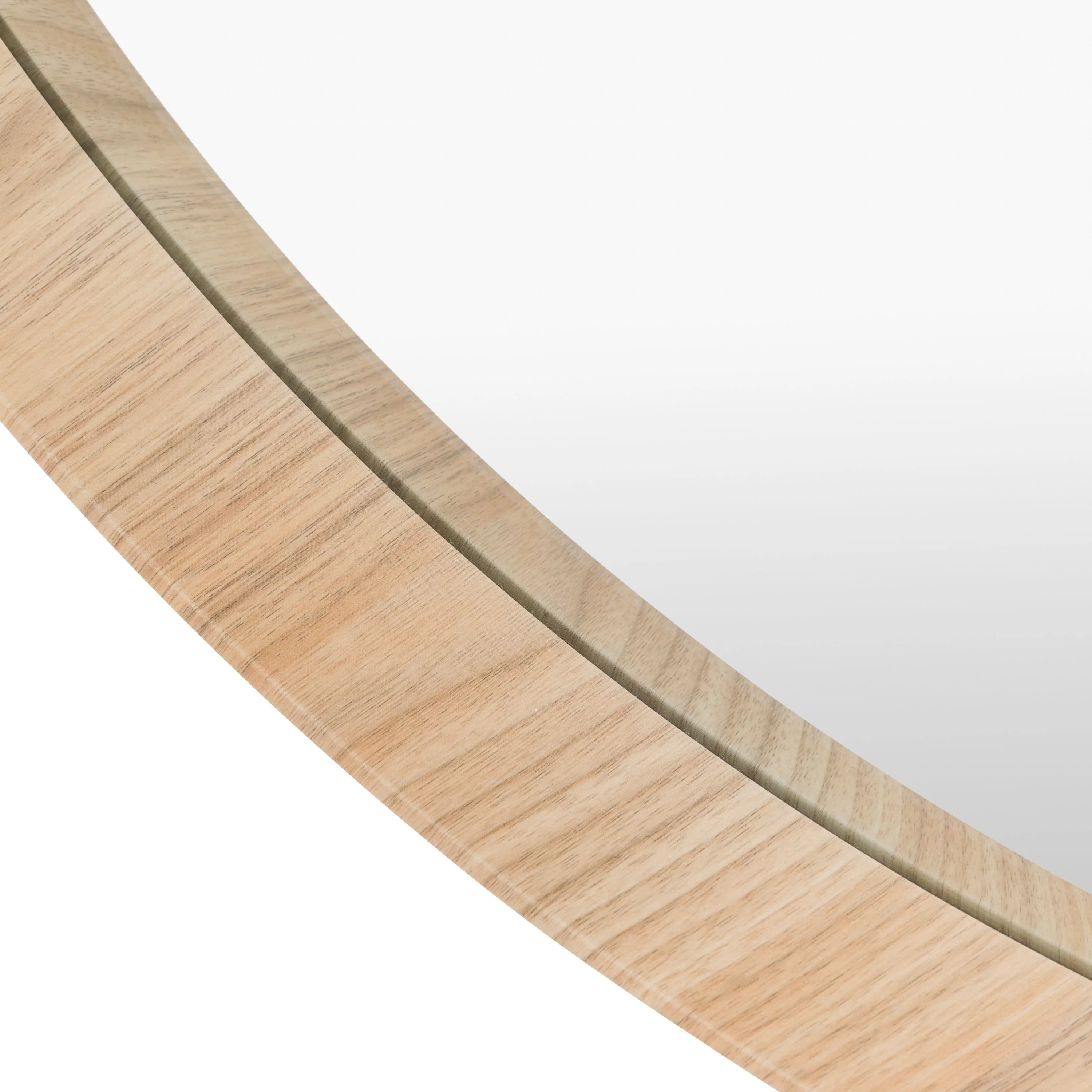 Cedar Round Mirror Oak Large - Image 8