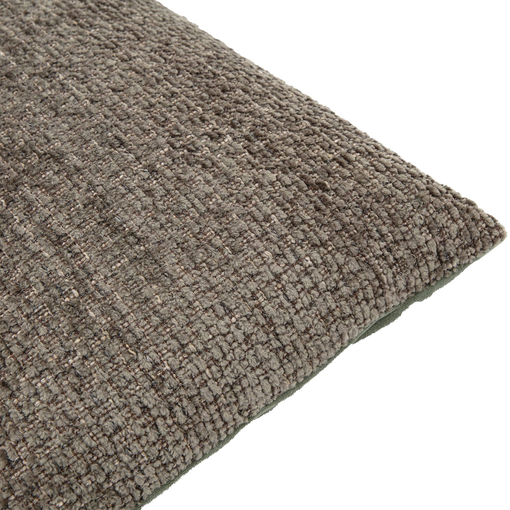 Chenille Cushion Taupe - Image 10