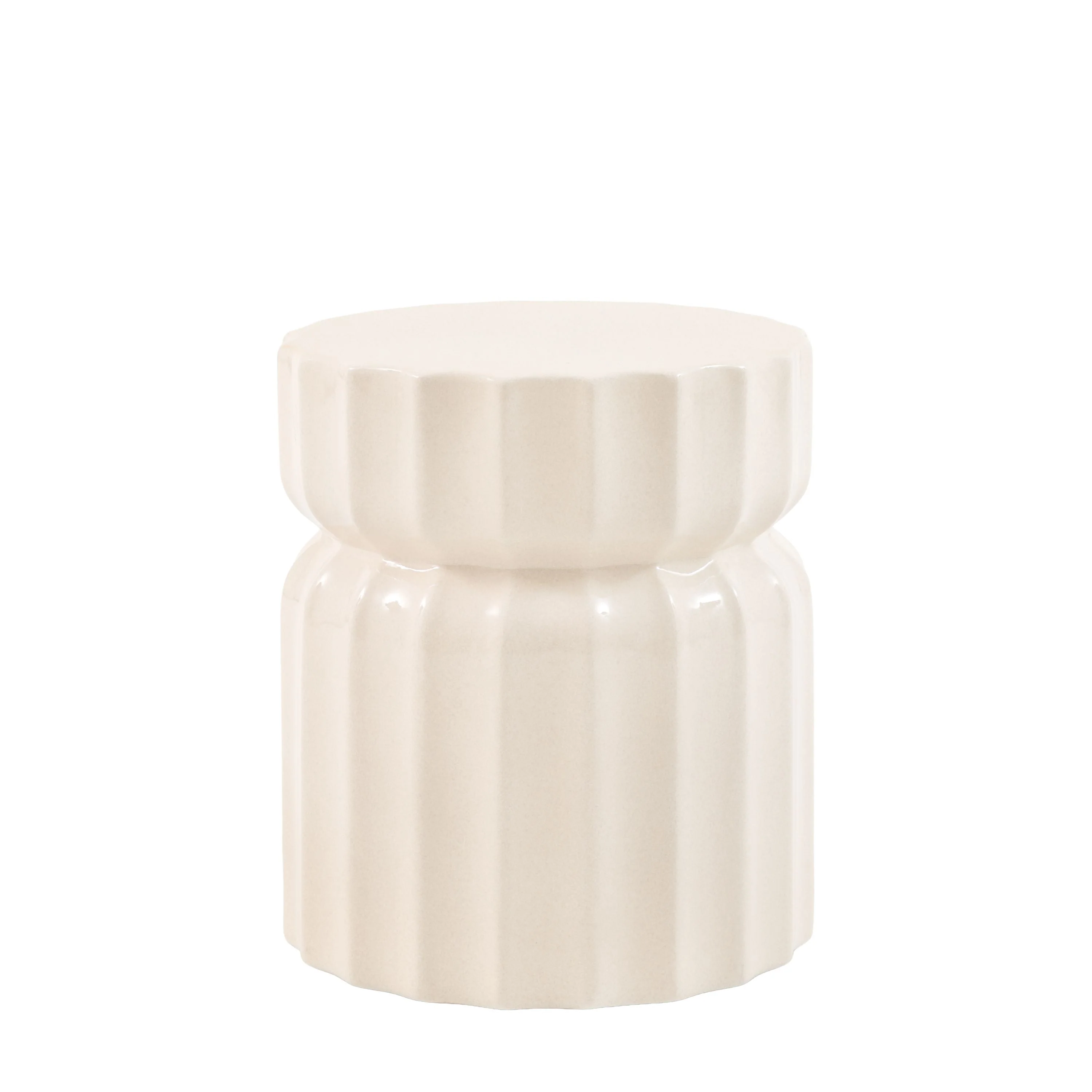 Cirella Side Table Cream - Image 6