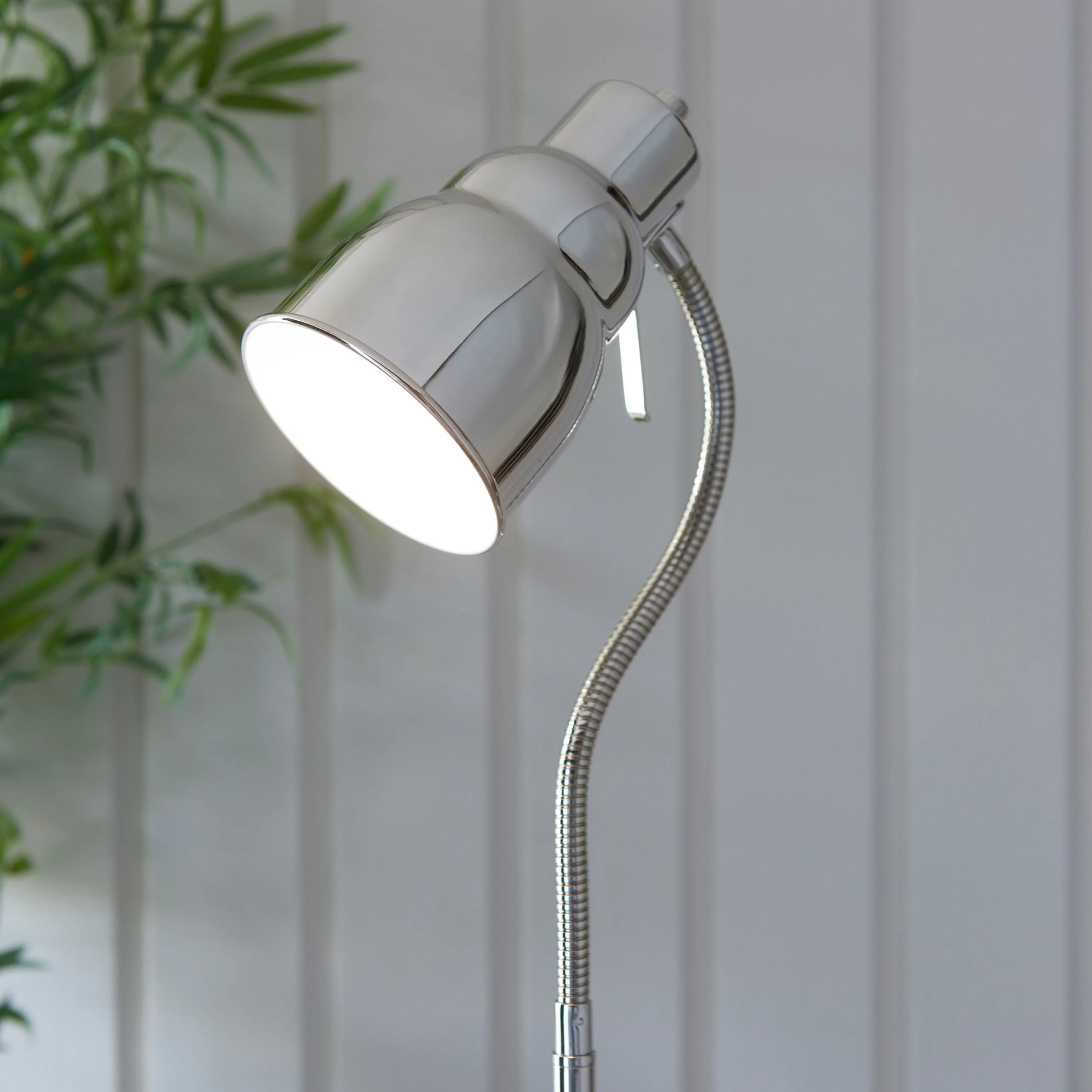 Classic Flexi Floor Lamp Bright Nickel - Image 3
