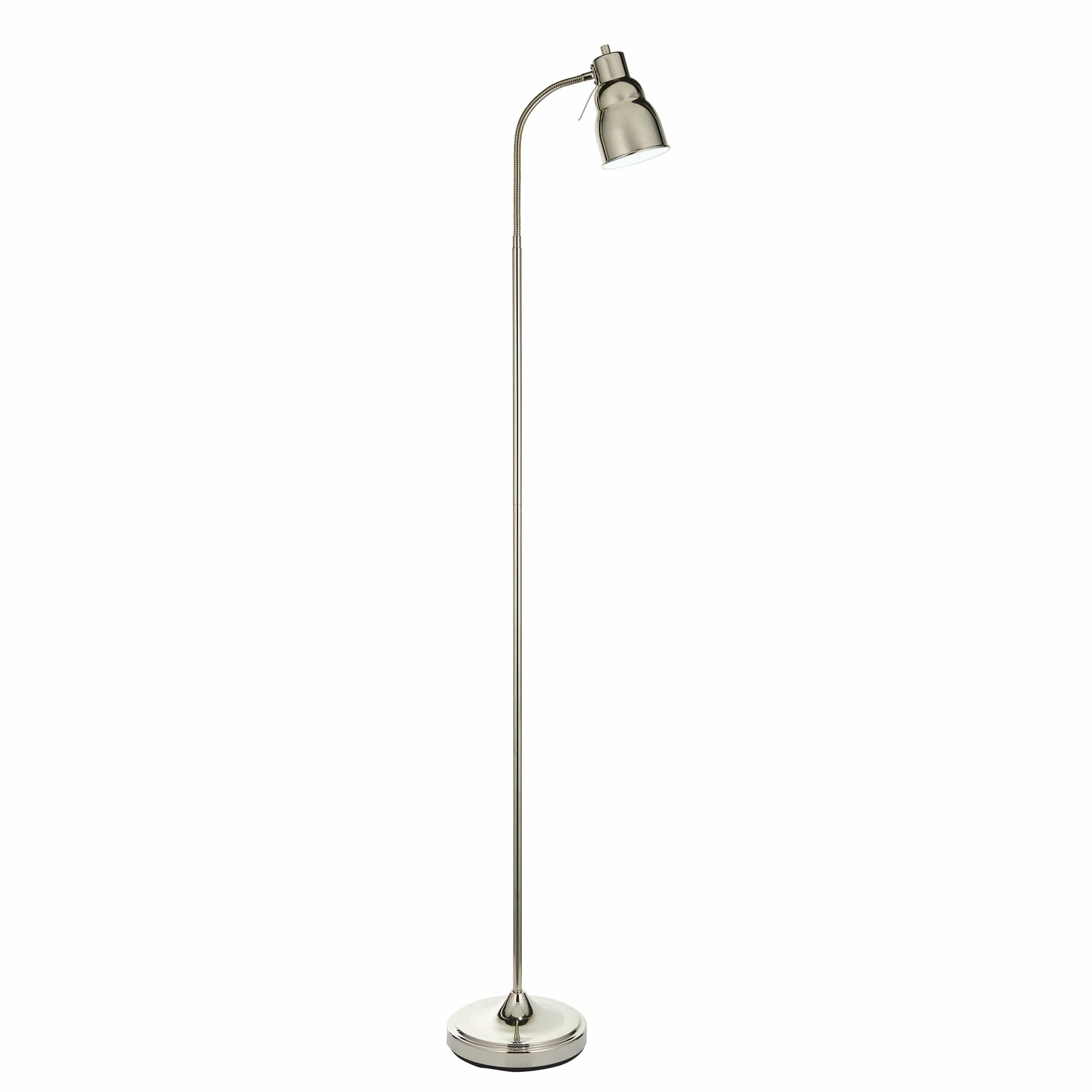 Classic Flexi Floor Lamp Bright Nickel - Image 8