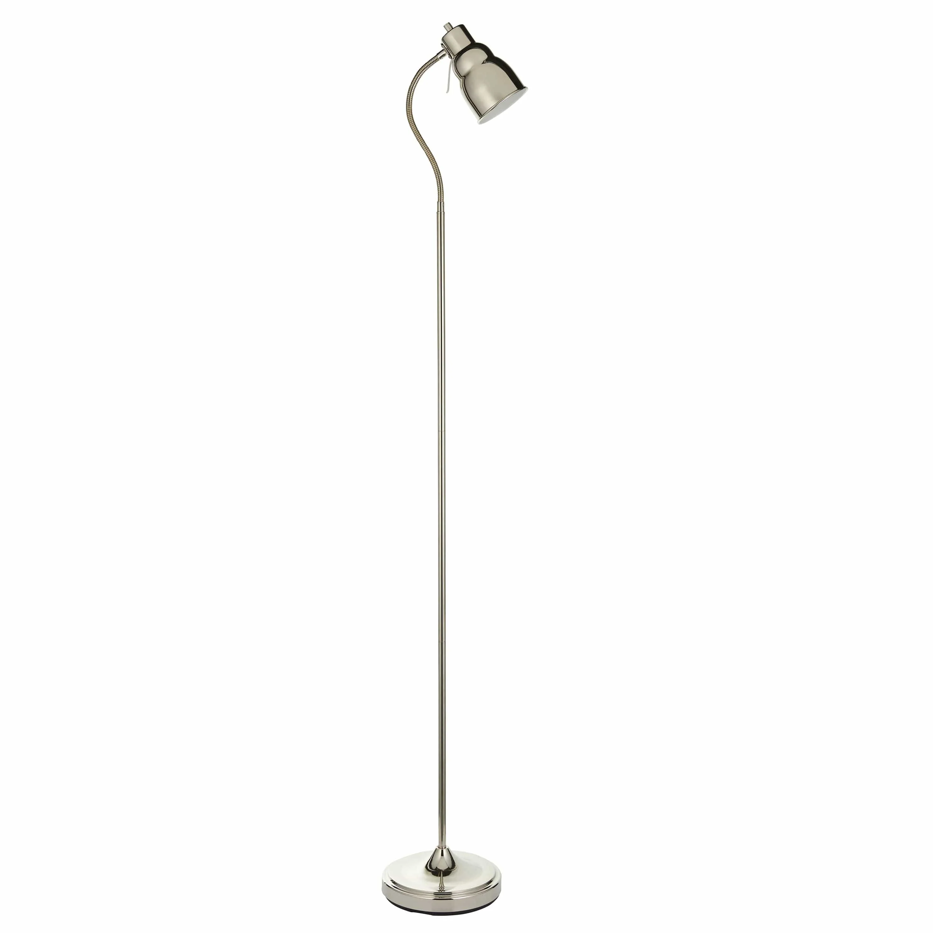 Classic Flexi Floor Lamp Bright Nickel - Image 9