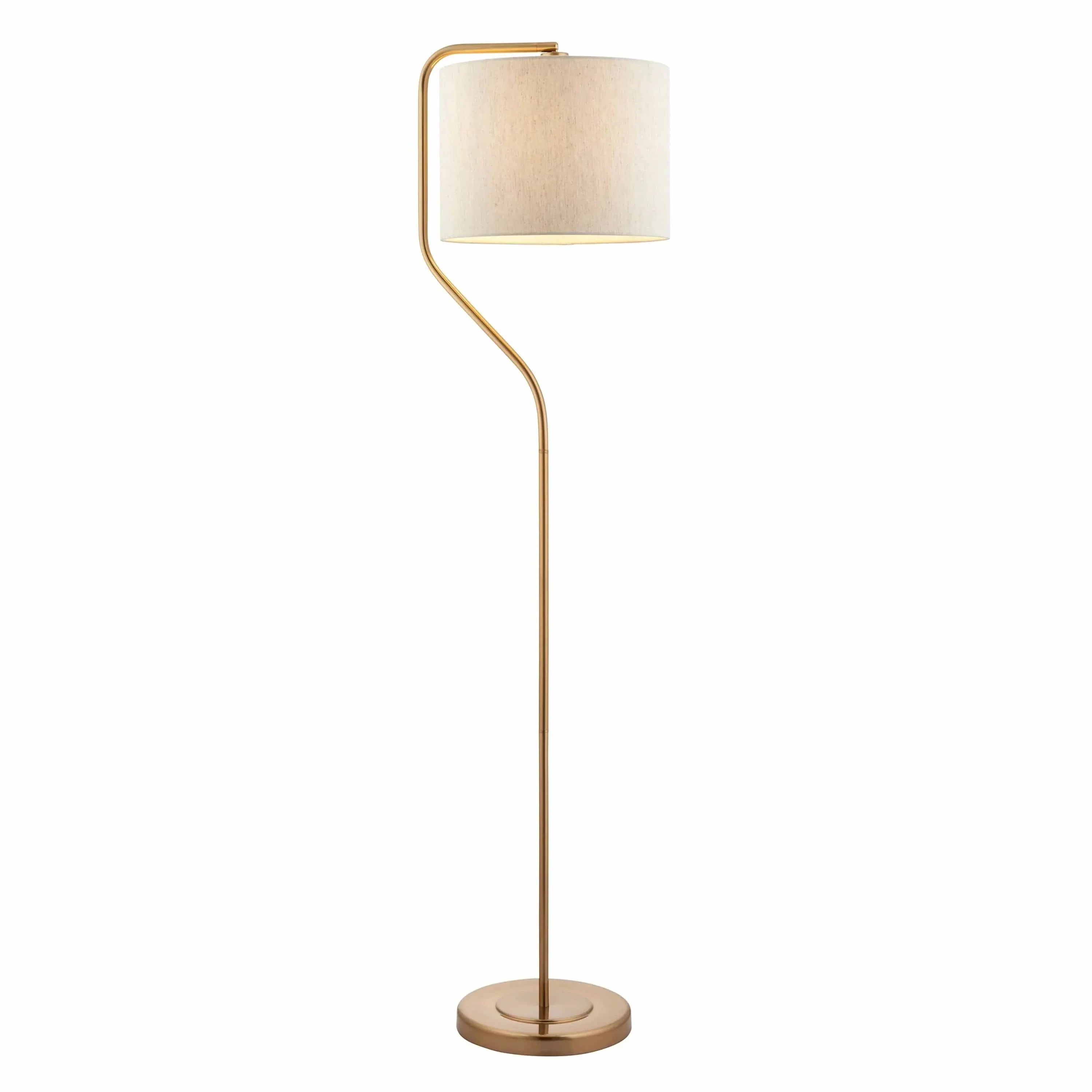 Clemants Floor Lamp Brushed Aged Brass - Image 2