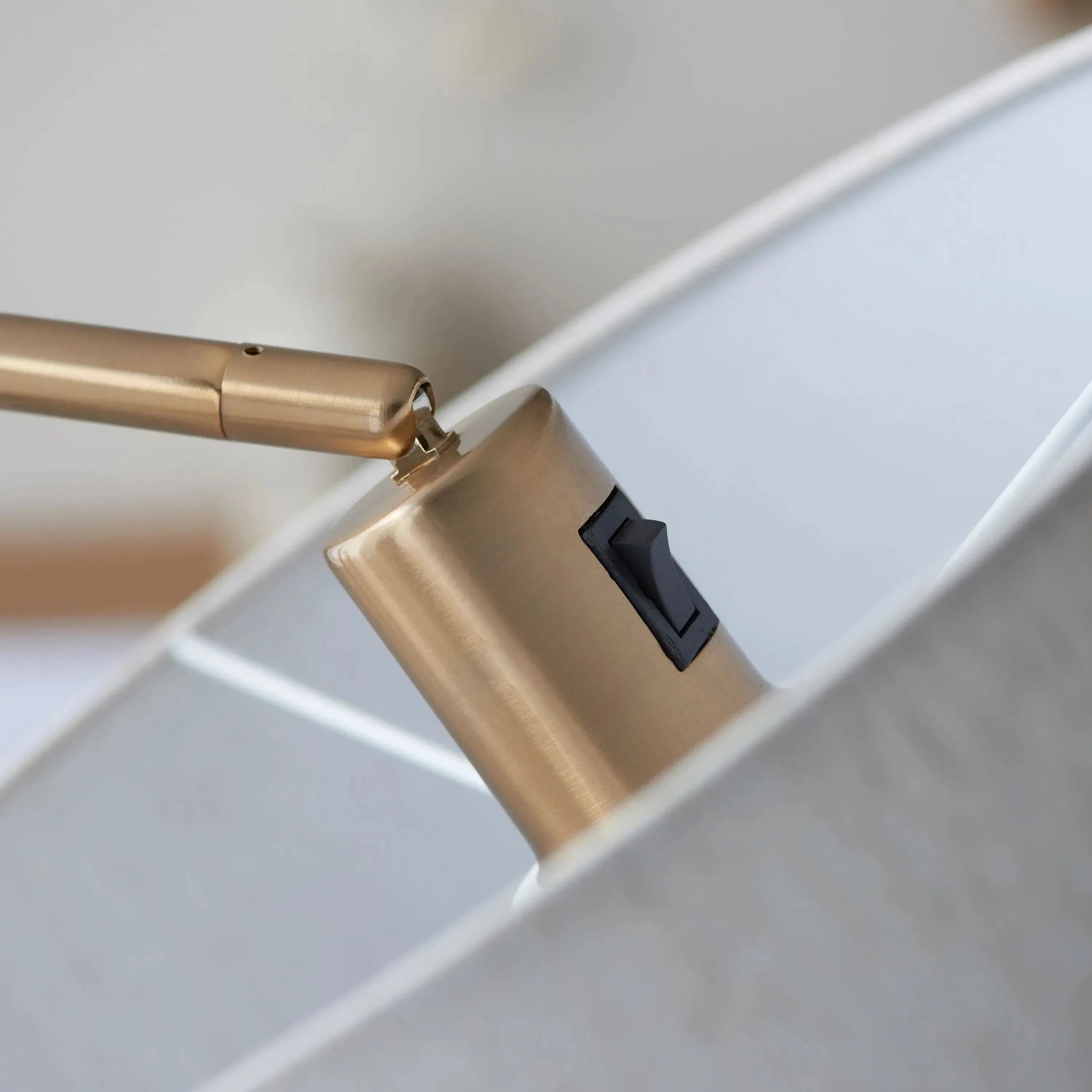 Clemants Floor Lamp Brushed Aged Brass - Image 3